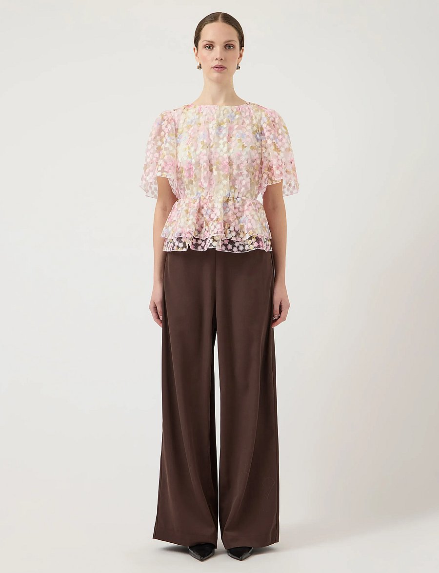 YAS - YASLEANNA SS TOP NEW S. - SHOW - kortærmede bluser - pristine - 4