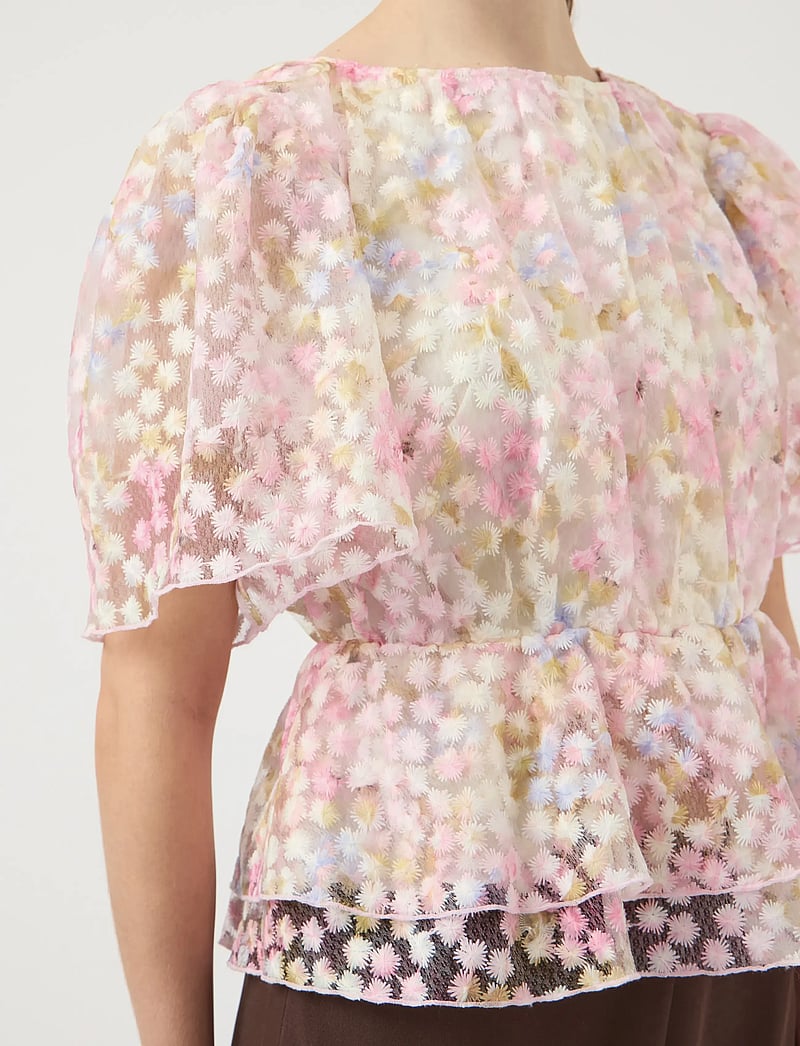 YAS - YASLEANNA SS TOP NEW S. - SHOW - kurzämlige blusen - pristine - 5
