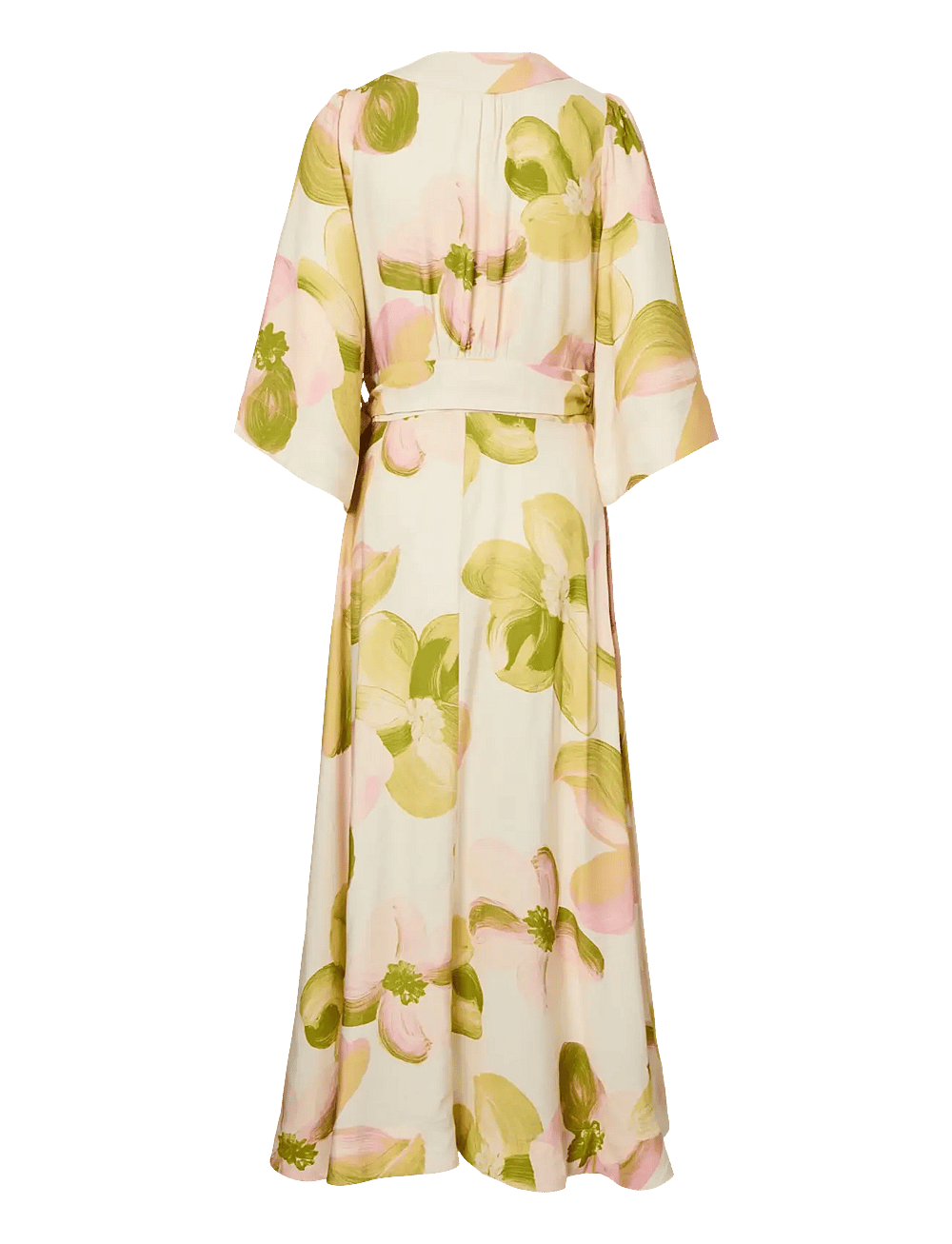 YAS Yasmarga 3 4 Wrap Long Dress S Show Pristine Moniv rinen yas-yasmarga-3-4-wrap-long-dress-s-show-pristine-moniv-rinen