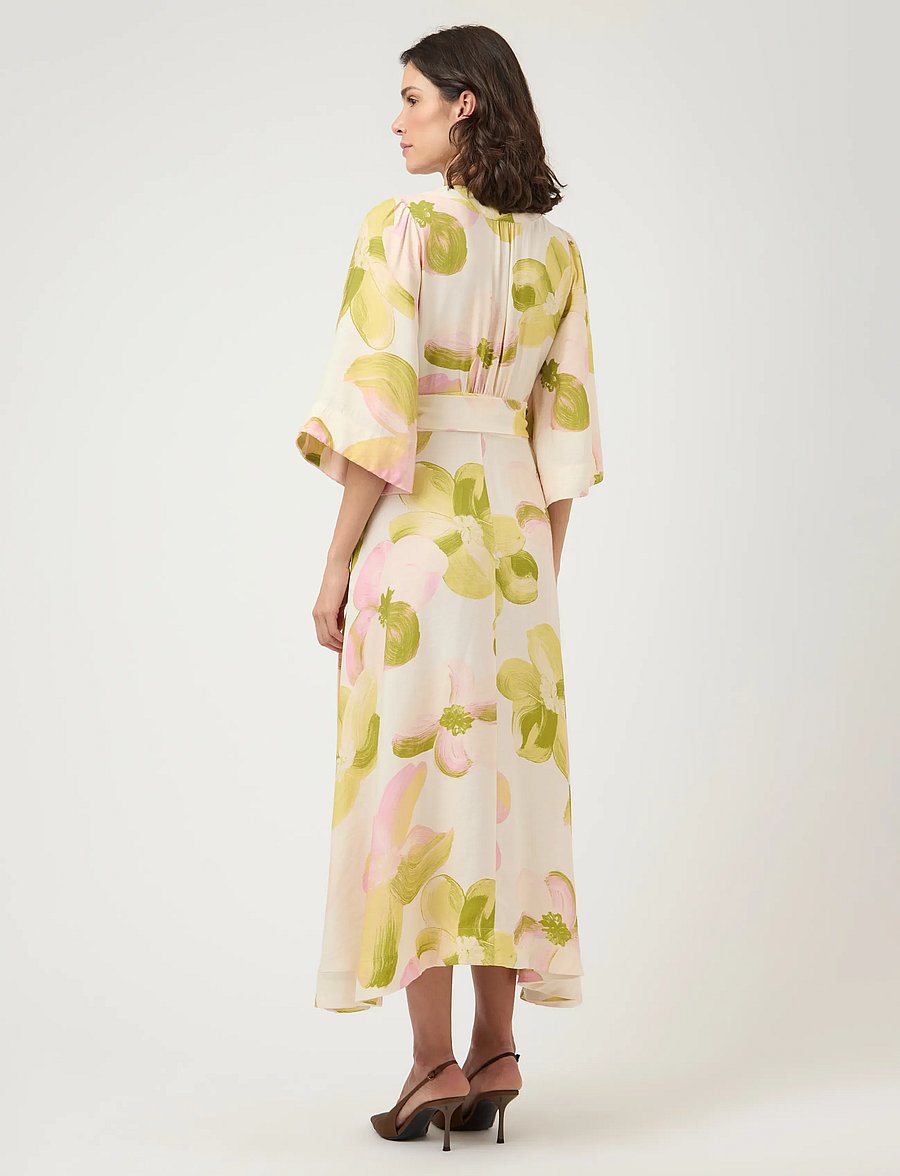 YAS - YASMARGA 3/4 WRAP LONG DRESS S. - SHOW - sommerkjoler - pristine - 3