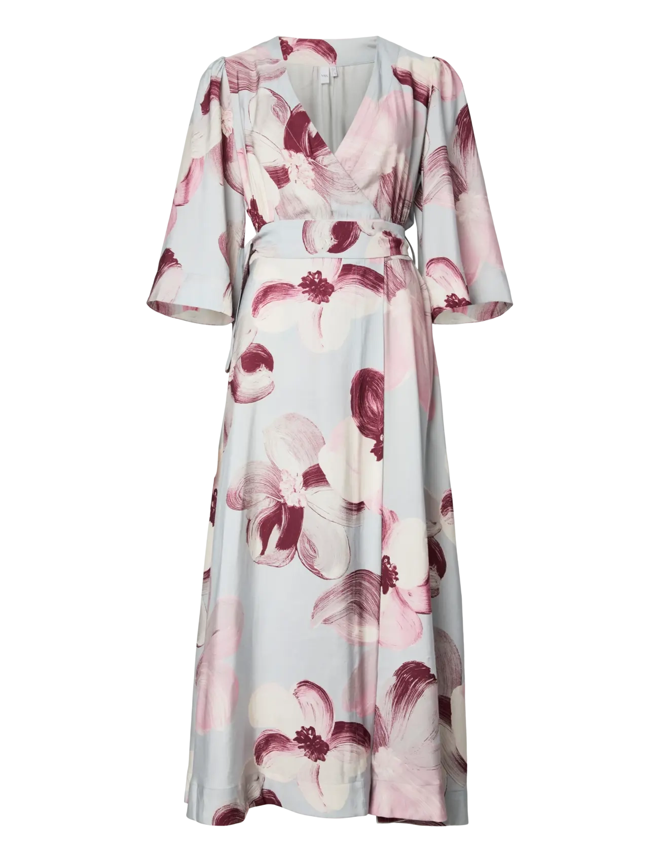 YAS YASMARGA 3/4 WRAP LONG DRESS S. - SHOW - Maxikleider - SKYWAY / multi