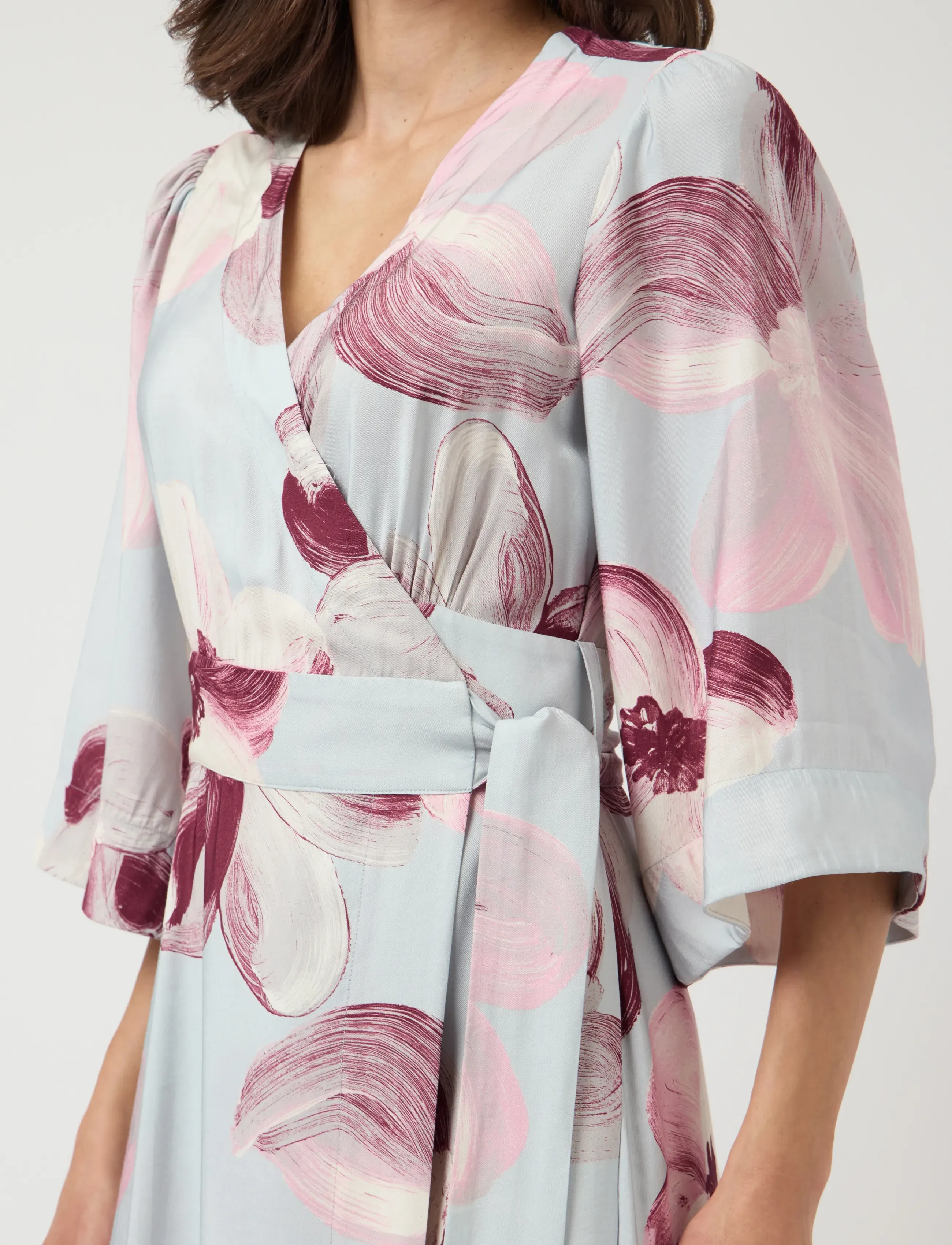 YAS - YASMARGA 3/4 WRAP LONG DRESS S. - SHOW - sommerkleider - skyway - 5