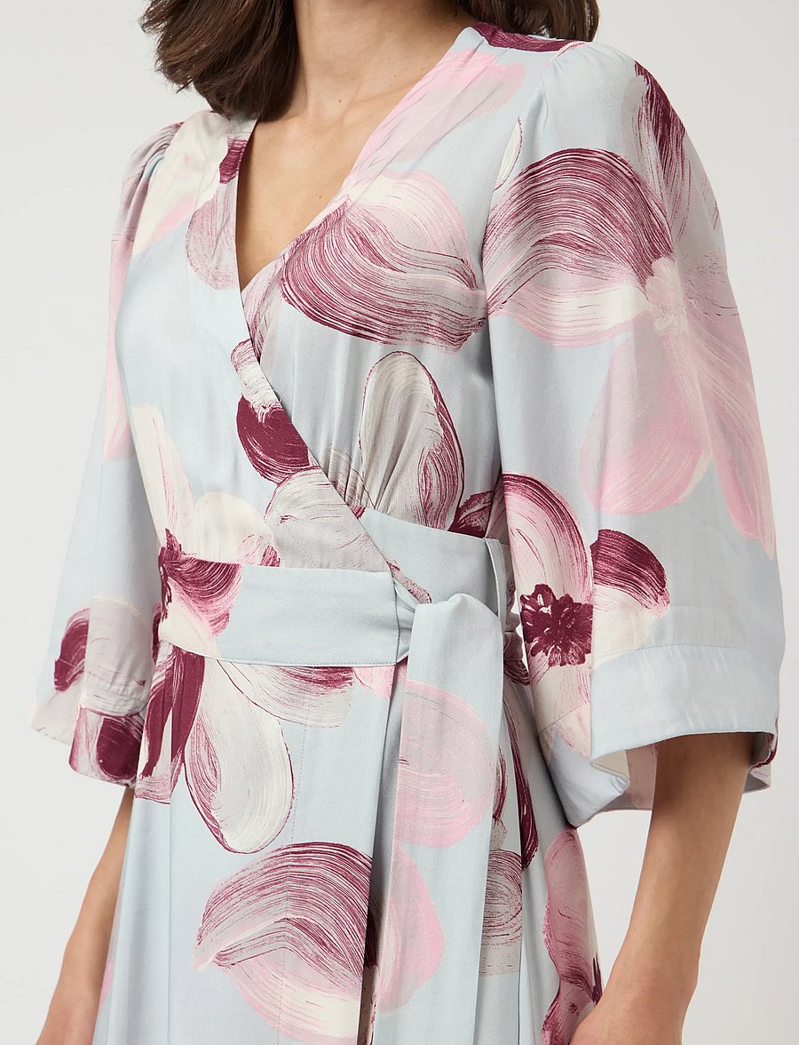 YAS - YASMARGA 3/4 WRAP LONG DRESS S. - SHOW - sommerkleider - skyway - 5