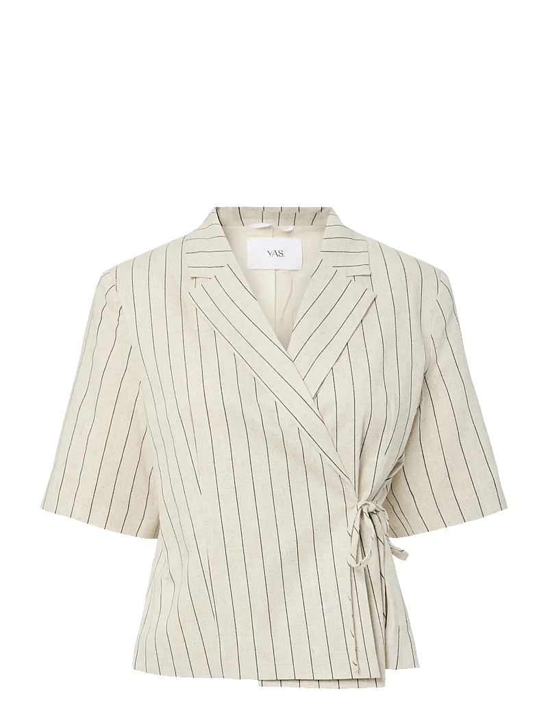 YAS - YASLINURA 2/4 LINEN BLEND BLAZER - blazer mit gürtel - pristine - 1