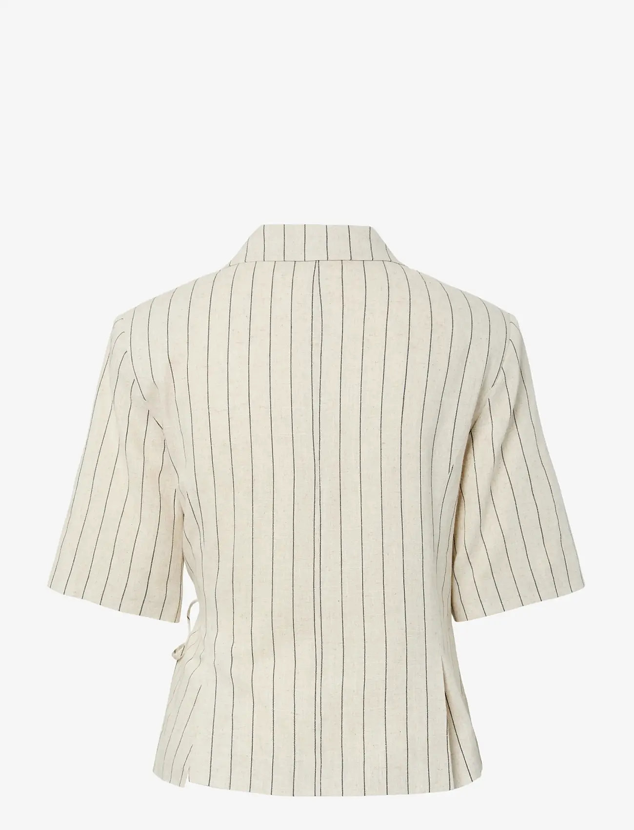 YAS - YASLINURA 2/4 LINEN BLEND BLAZER - blazer mit gürtel - pristine - 2