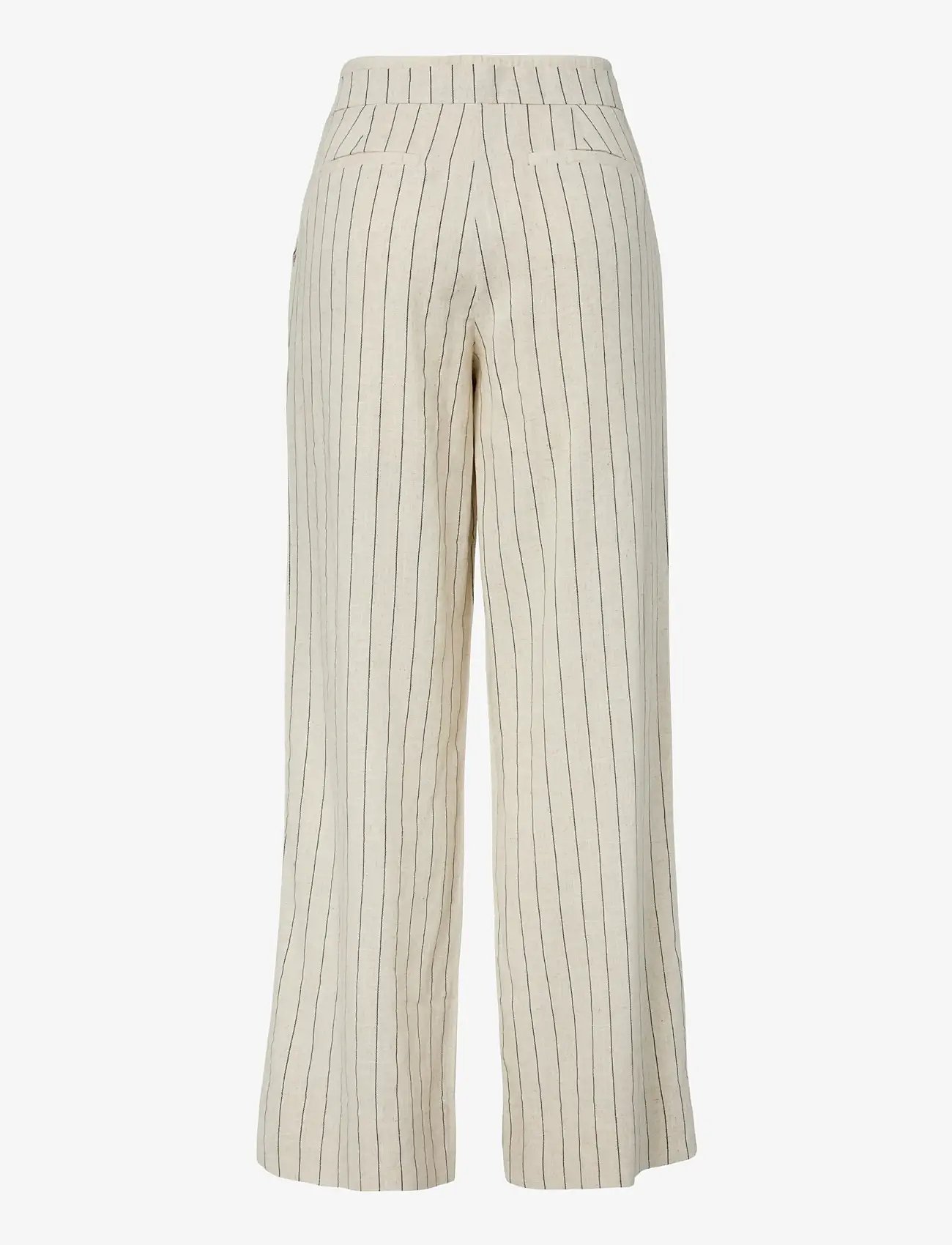 YAS - YASLINURA MW LINEN BLEND PANT - linen trousers - pristine - 2