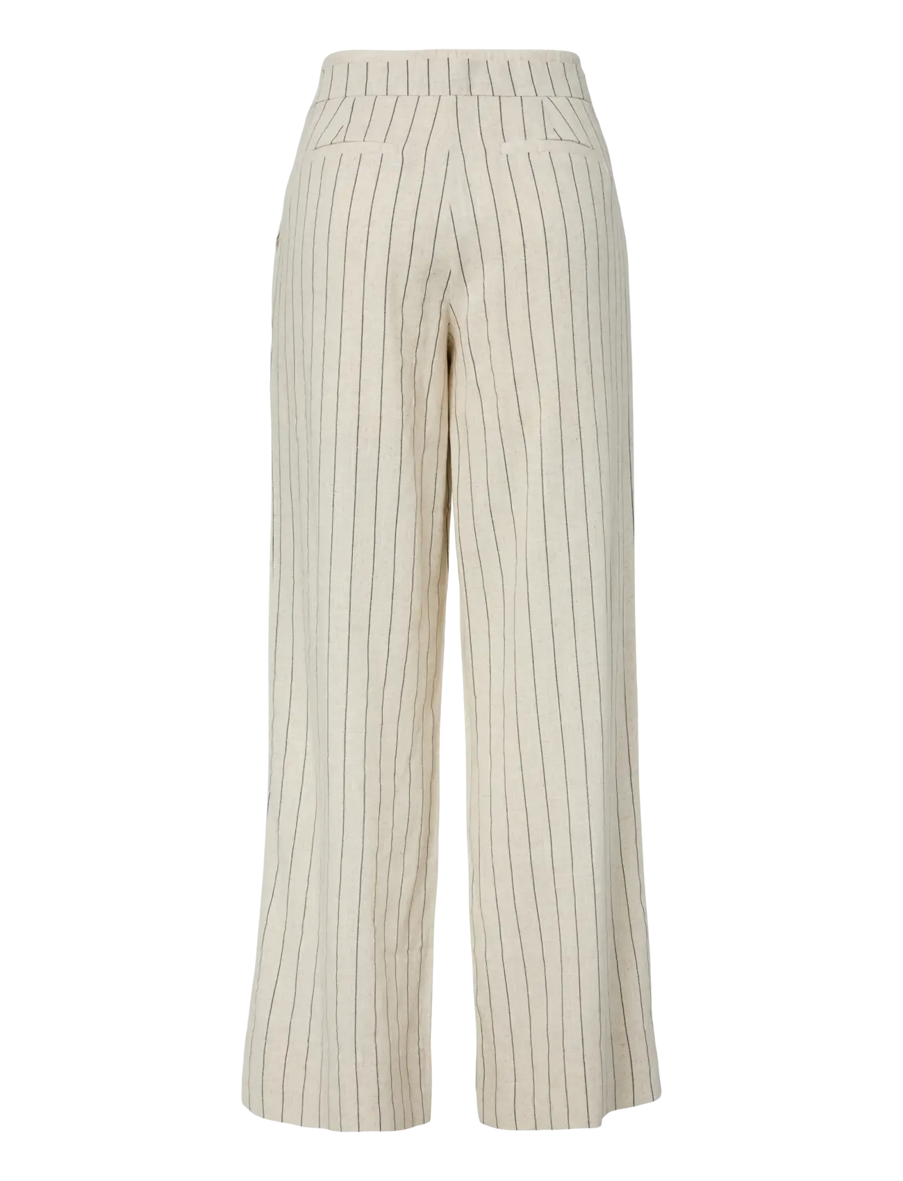 YAS - YASLINURA MW LINEN BLEND PANT - hørbukser - pristine - 2