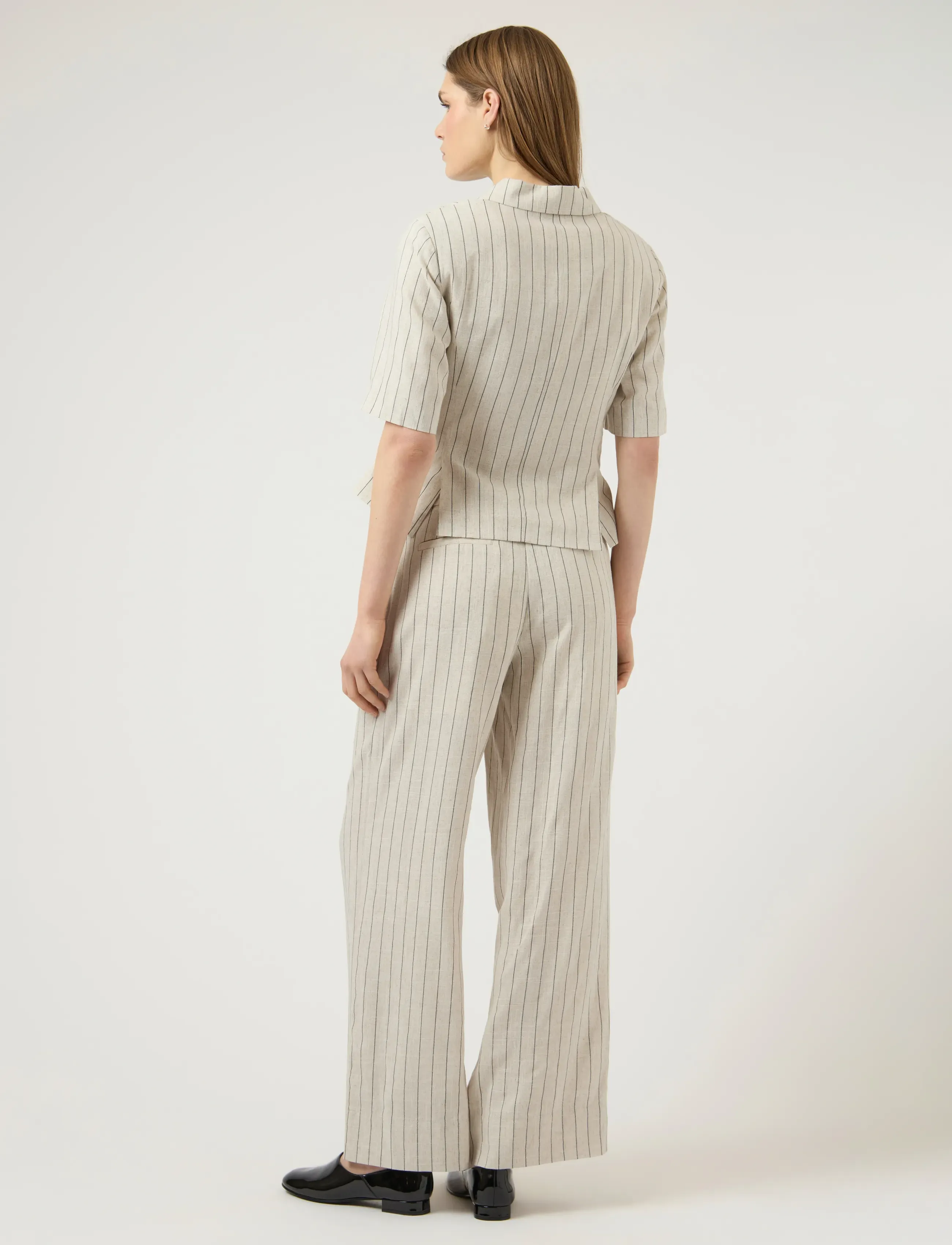 YAS Yaslinura Mw Linen Blend Pant linnebyxor dam – bild 2