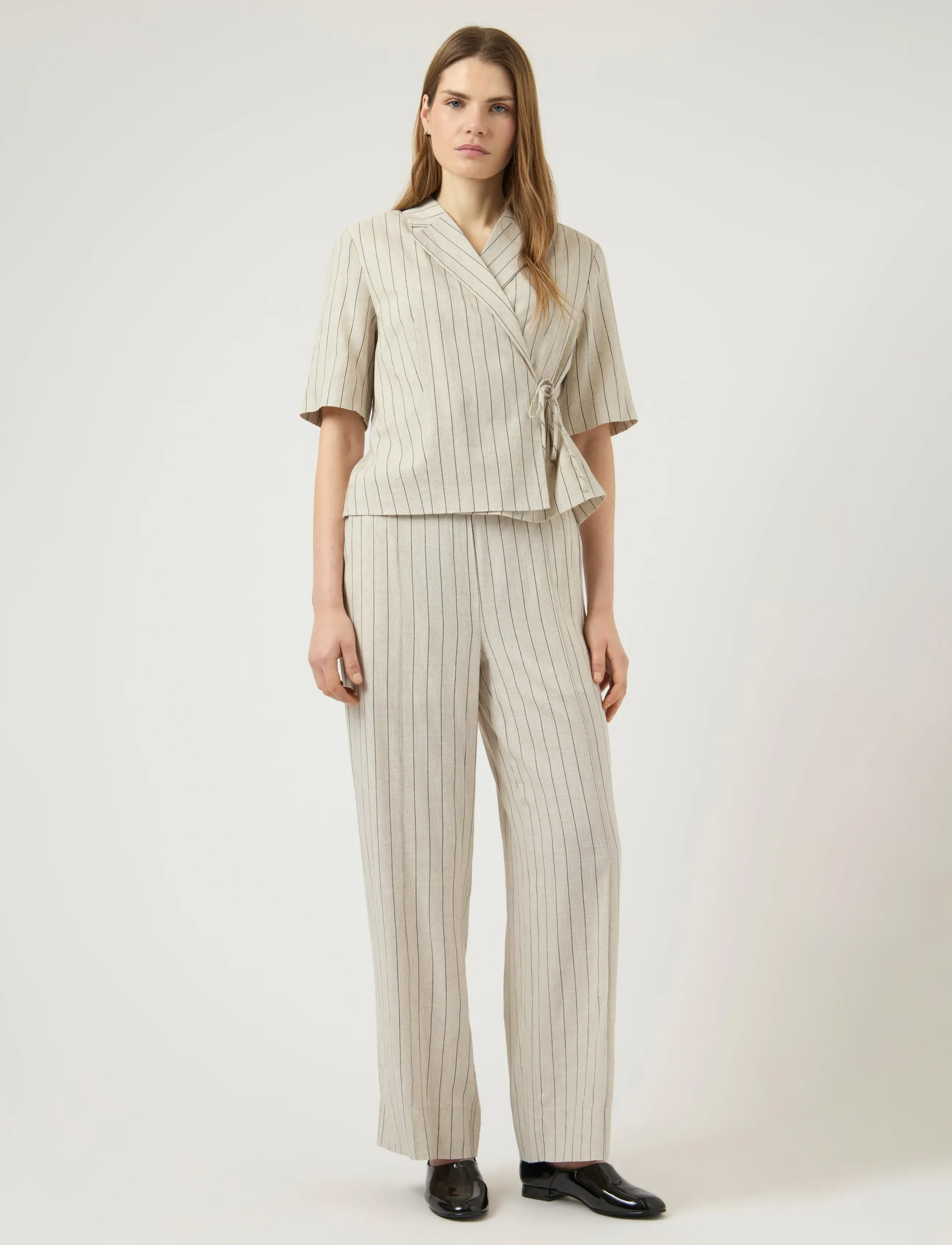YAS Yaslinura Mw Linen Blend Pant linnebyxor dam – bild 3