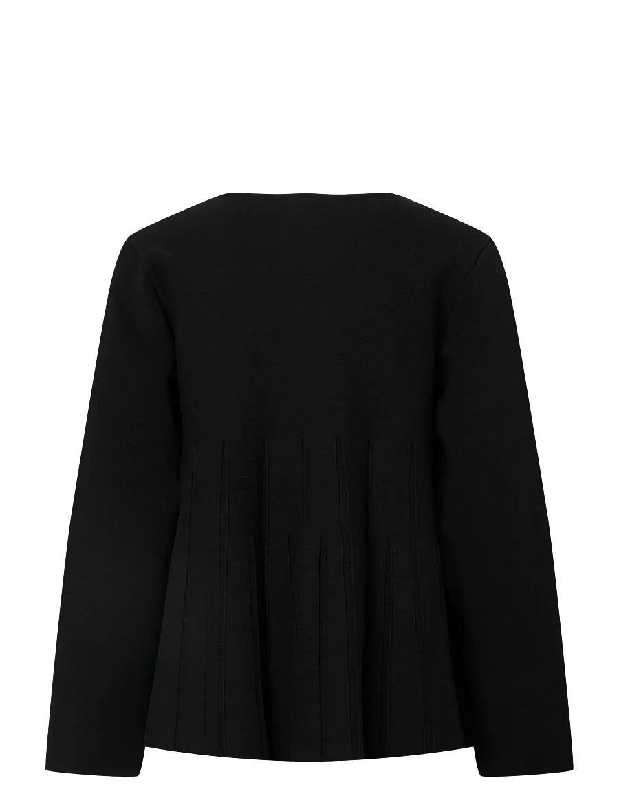 YAS - YASMIKLA LS KNIT CARDIGAN S. NOOS - cardigans - black - 2