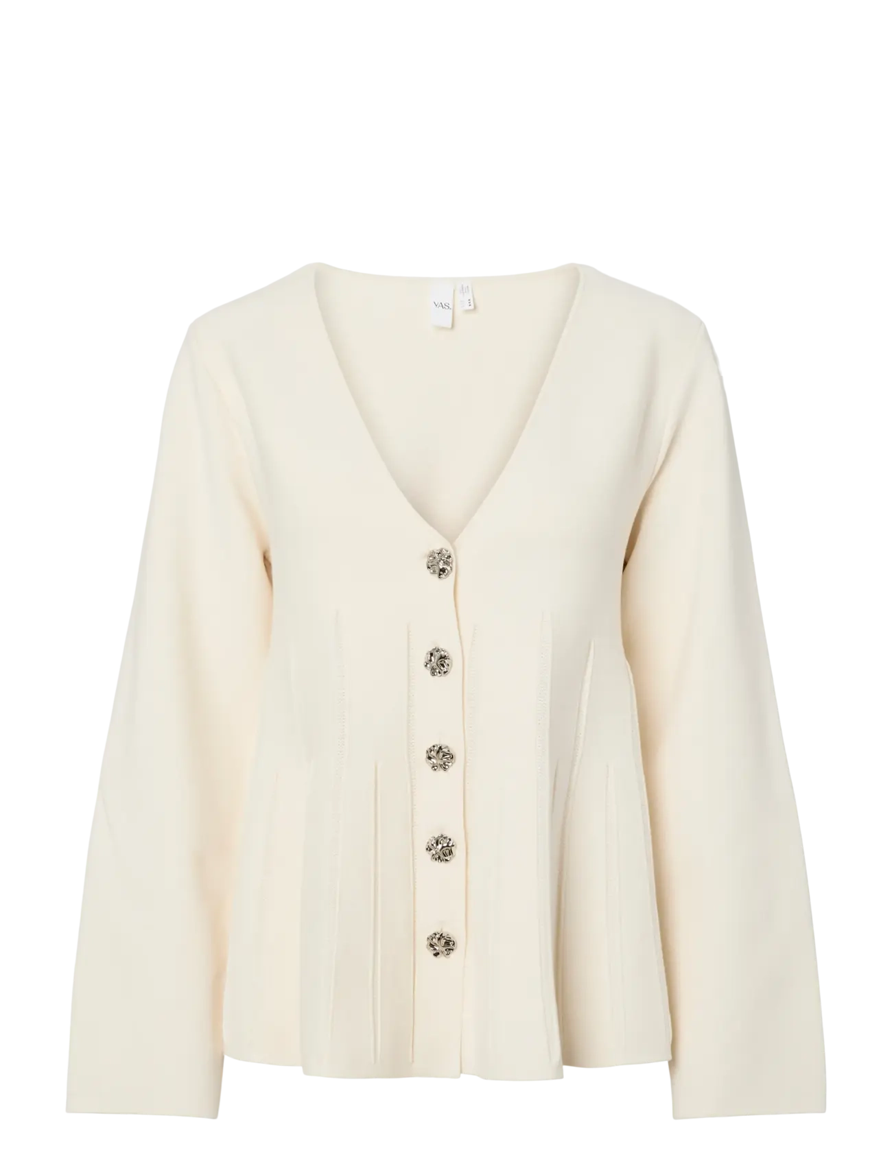 YAS YASMIKLA LS KNIT CARDIGAN S. NOOS - Pircēju izvēle - PRISTINE / cream