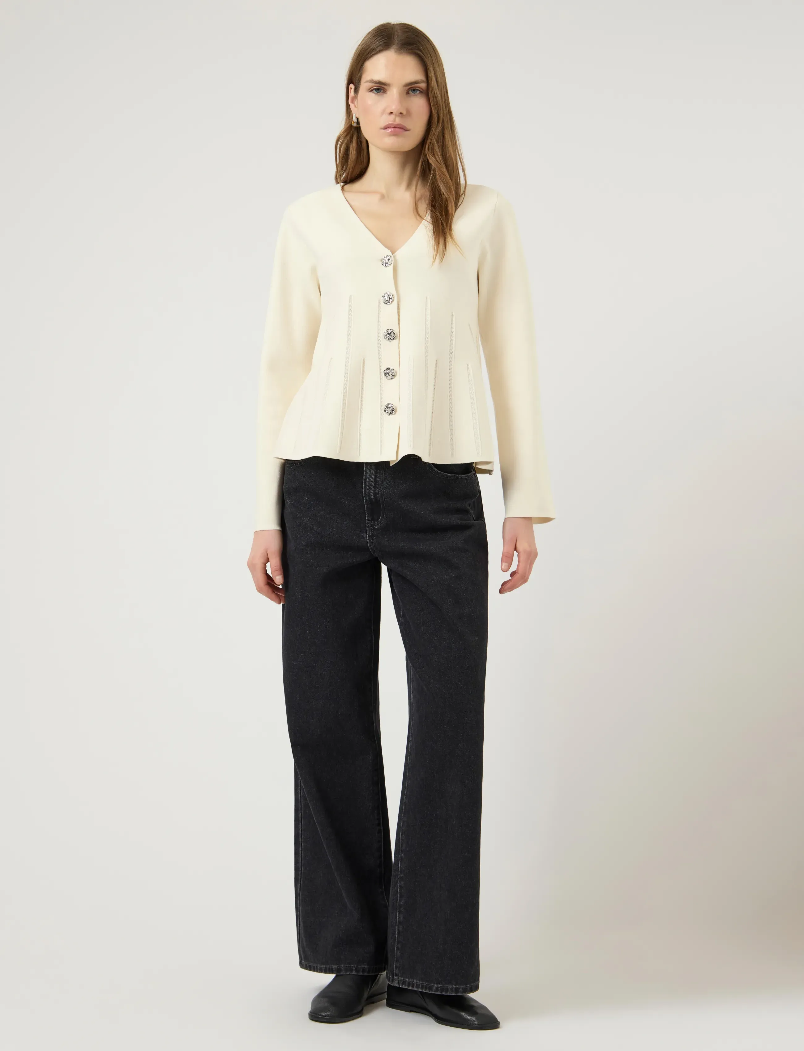 YAS - YASMIKLA LS KNIT CARDIGAN S. NOOS - cardigans - pristine - 4