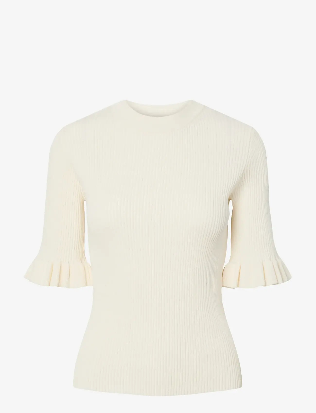 YAS - YASMIKLA SS KNIT TOP S. NOOS - stickade tröjor - pristine - 1