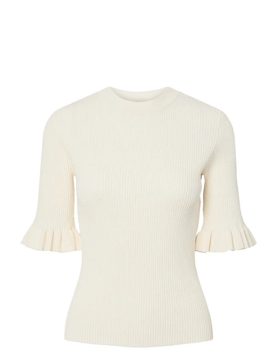 YAS - YASMIKLA SS KNIT TOP S. NOOS - pullover - pristine - 1