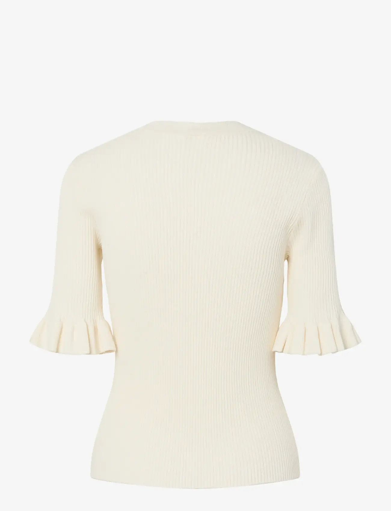 YAS - YASMIKLA SS KNIT TOP S. NOOS - stickade tröjor - pristine - 2