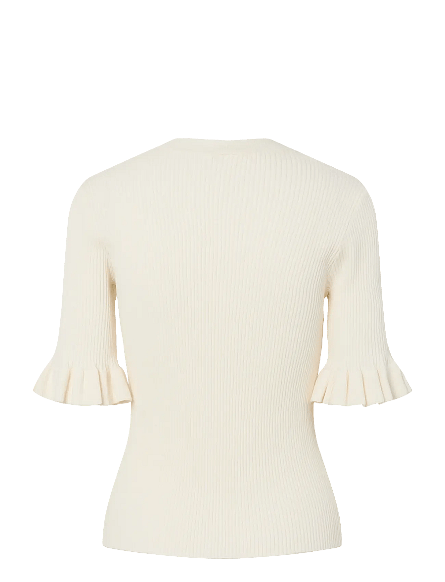 YAS - YASMIKLA SS KNIT TOP S. NOOS - pullover - pristine - 2
