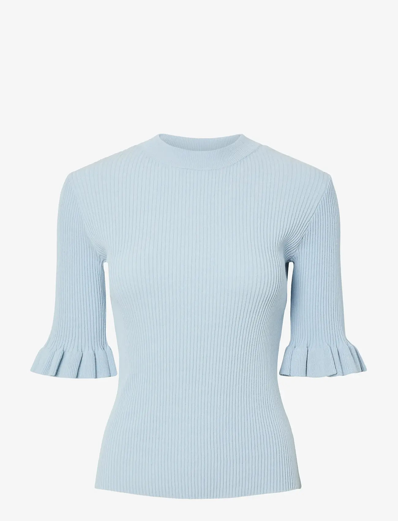 YAS - YASMIKLA SS KNIT TOP S. NOOS - striktrøjer - skyway - 1