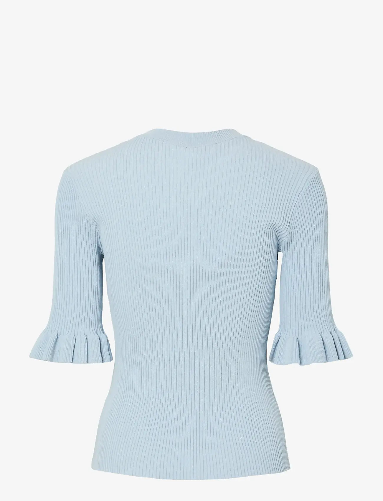 YAS - YASMIKLA SS KNIT TOP S. NOOS - striktrøjer - skyway - 2