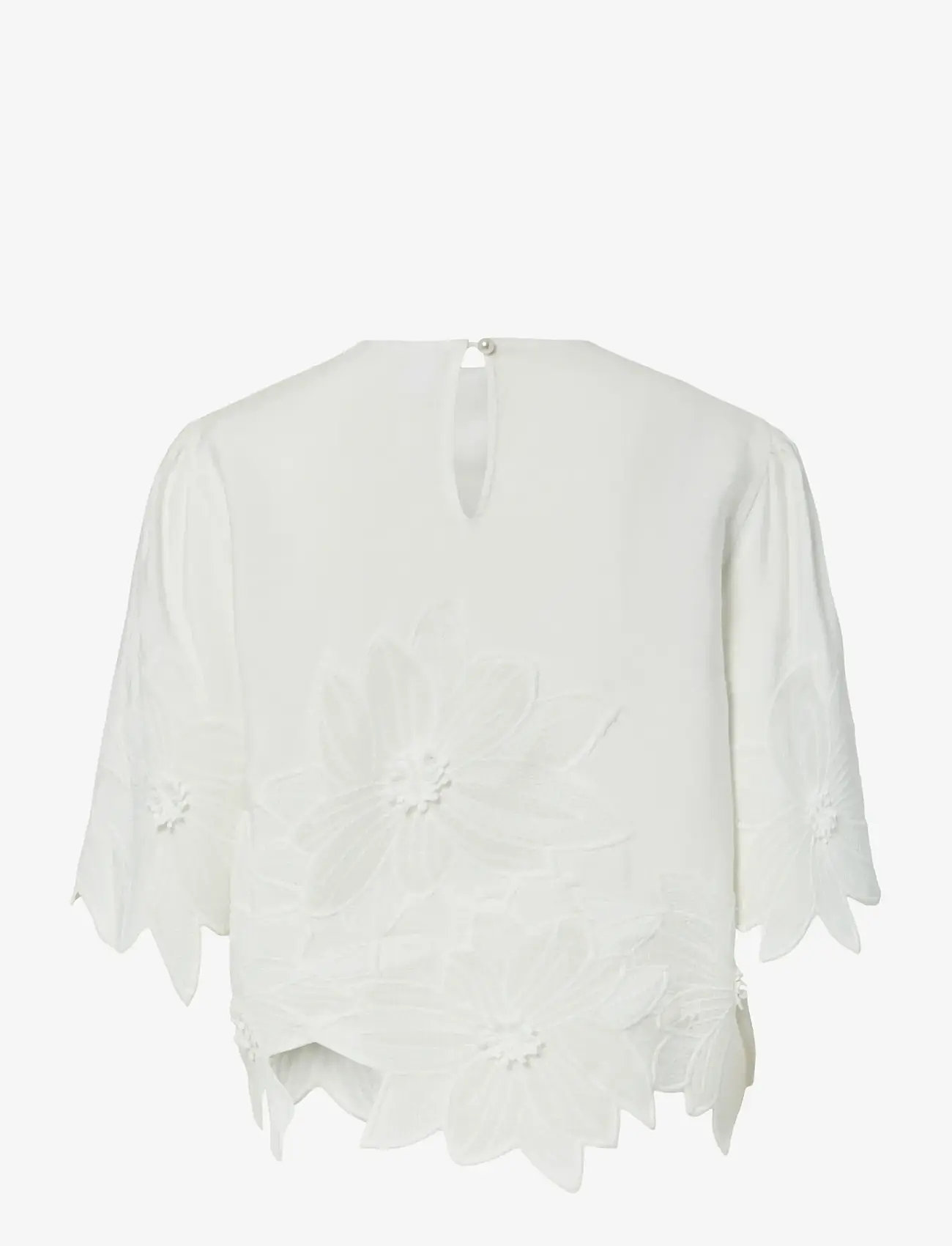 YAS - YASMORI 2/4 TOP - short-sleeved blouses - star white - 1