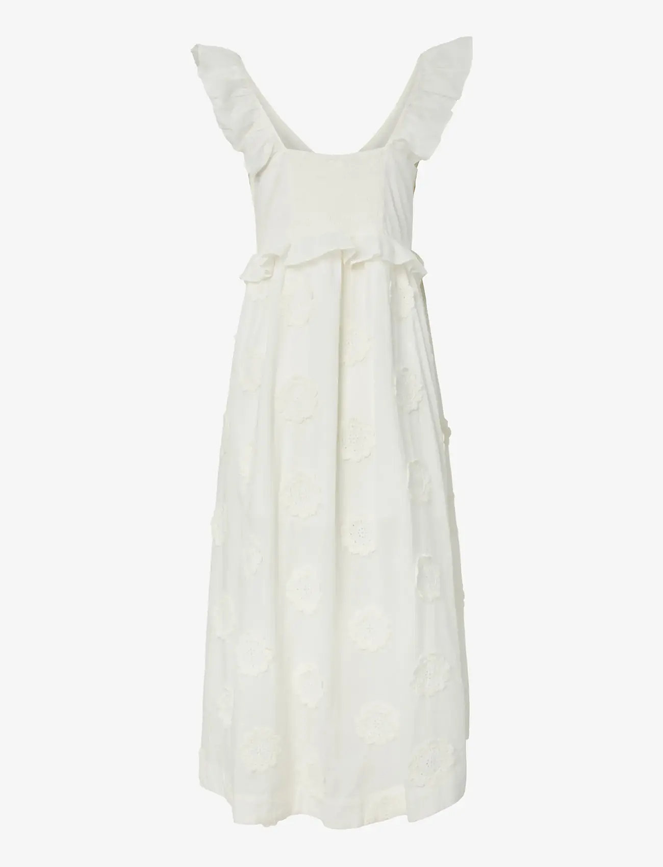 YAS - YASNAMA SL LONG DRESS - maxi dresses - star white - 1