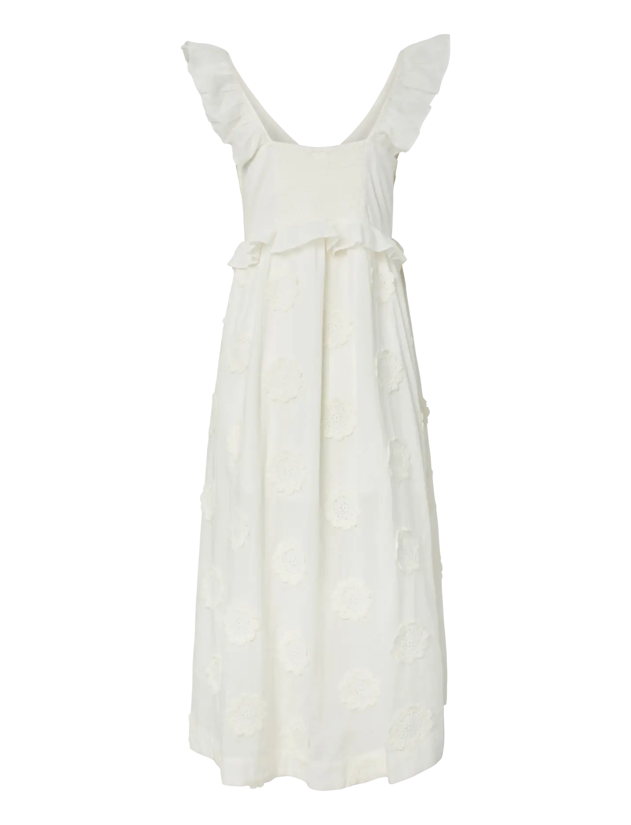 YAS - YASNAMA SL LONG DRESS - maxi kjoler - star white - 1
