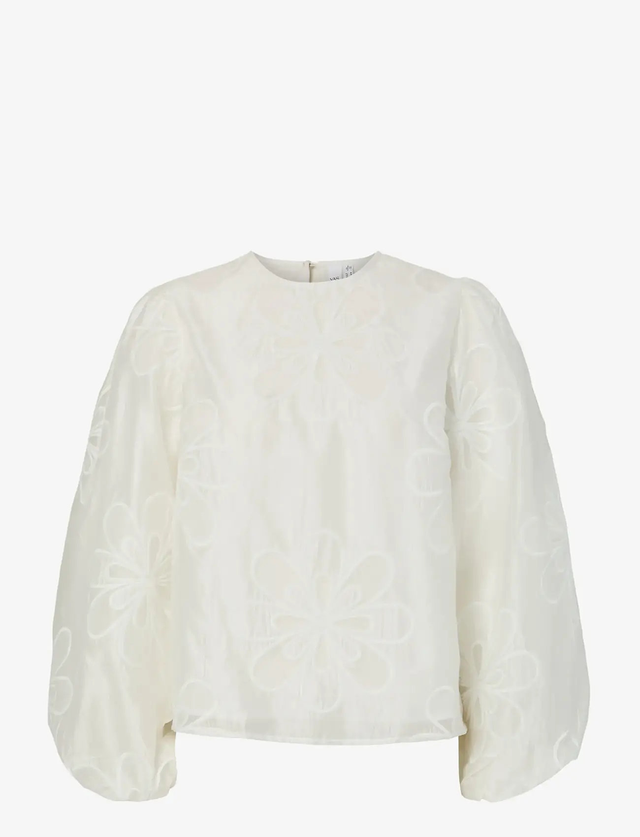 YAS - YASLIMA LS TOP - long sleeved blouses - star white - 1