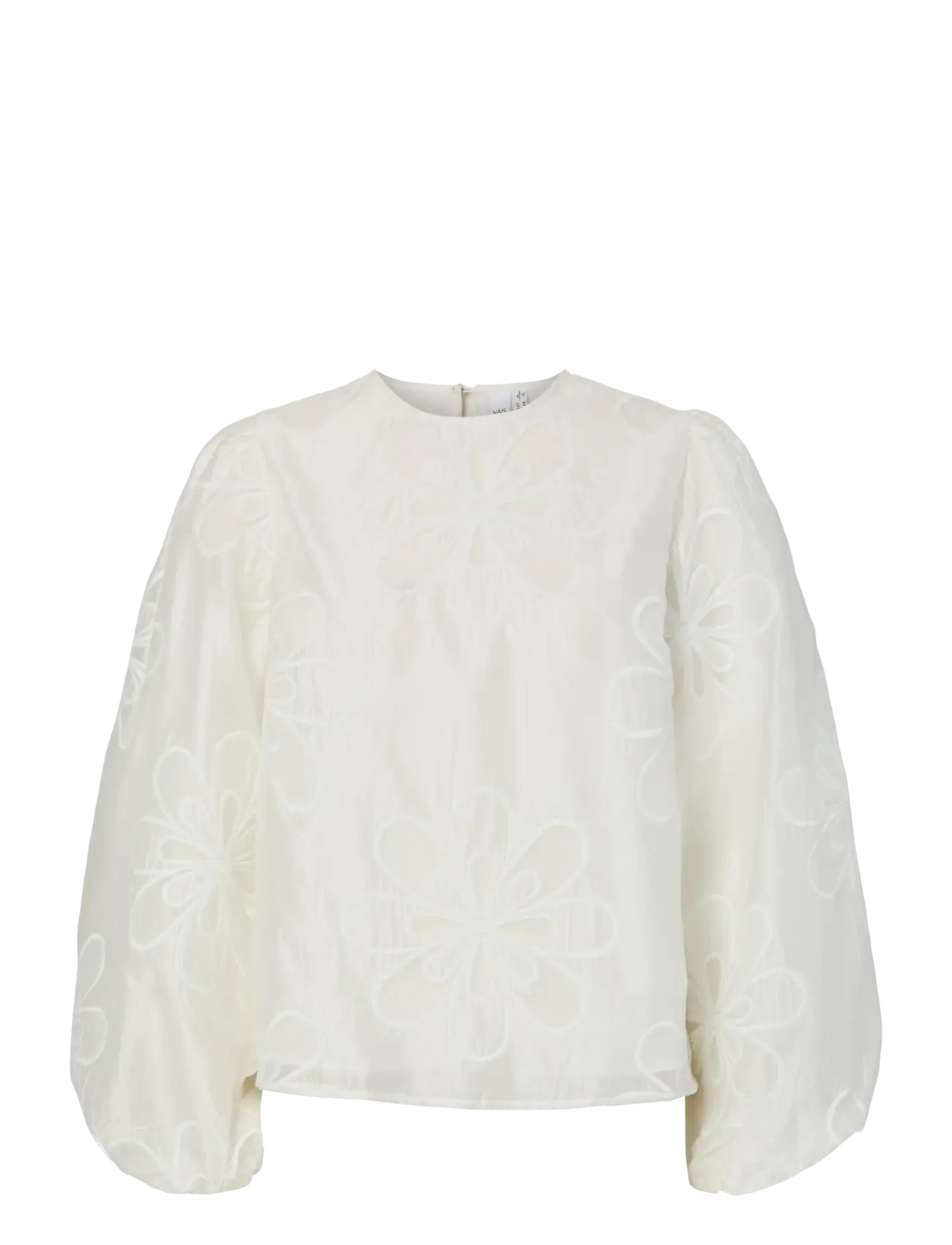 YAS YASLIMA LS TOP - Kleidung - STAR WHITE / cream