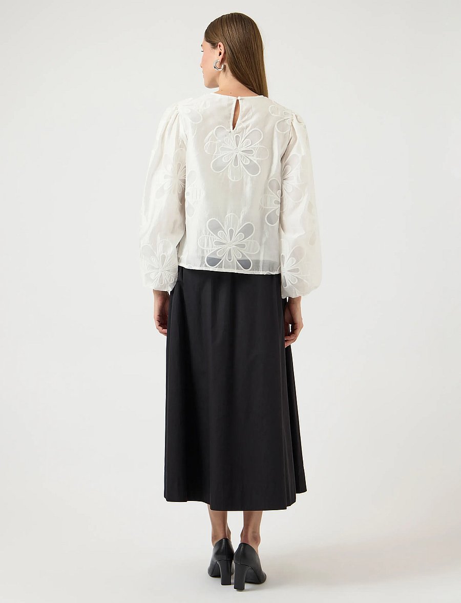 YAS - YASLIMA LS TOP - pikkade varrukatega pluusid - star white - 3
