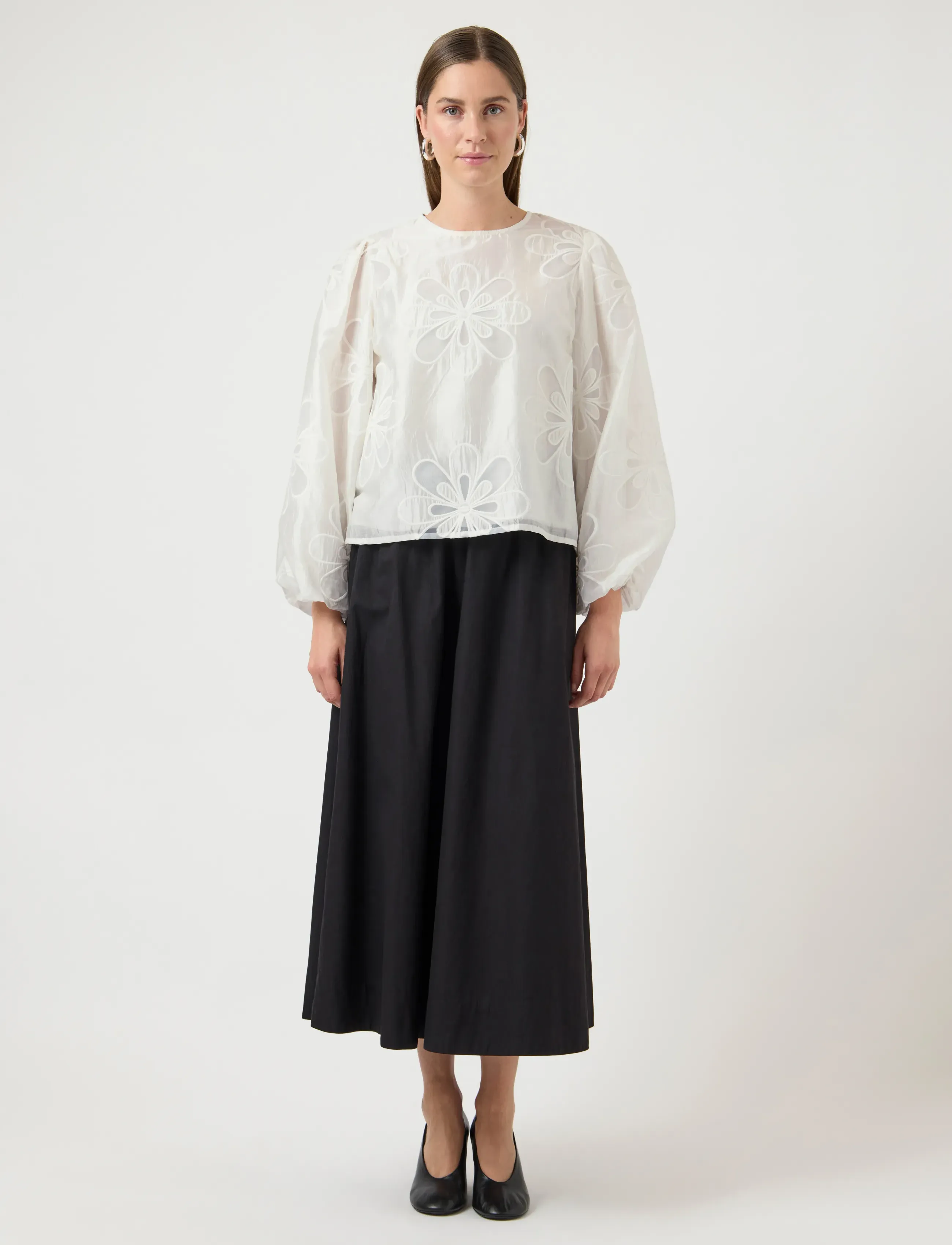 YAS - YASLIMA LS TOP - langärmlige blusen - star white - 4