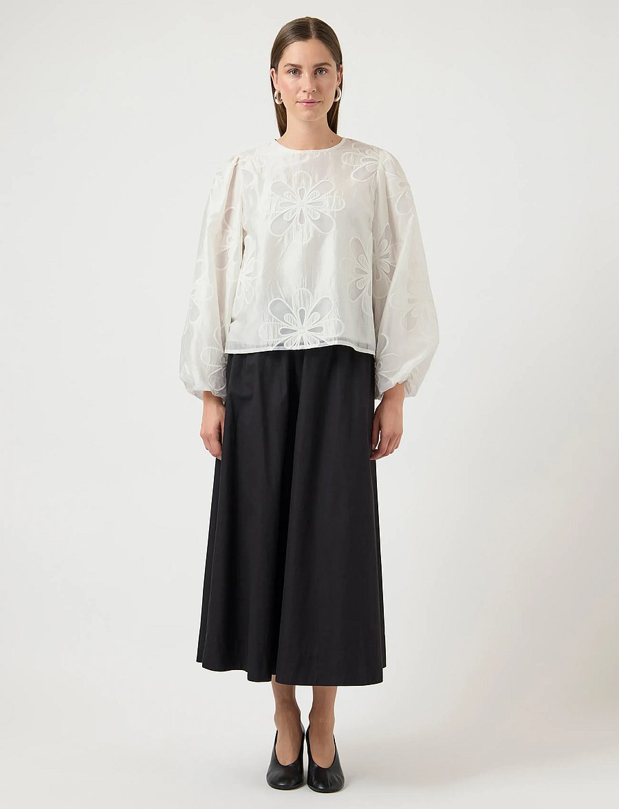 YAS - YASLIMA LS TOP - pikkade varrukatega pluusid - star white - 4