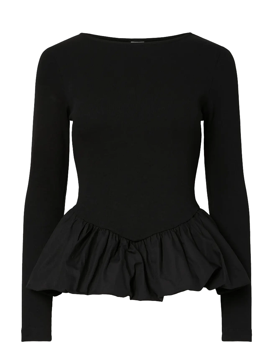 YAS - YASFERA LS TOP - EX - langärmlige tops - black - 1