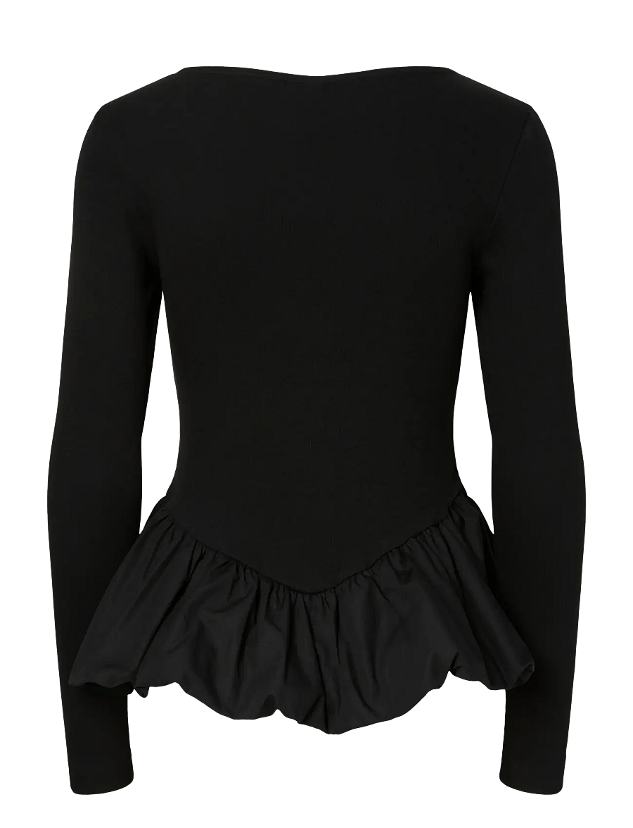 YAS - YASFERA LS TOP - EX - langärmlige tops - black - 2
