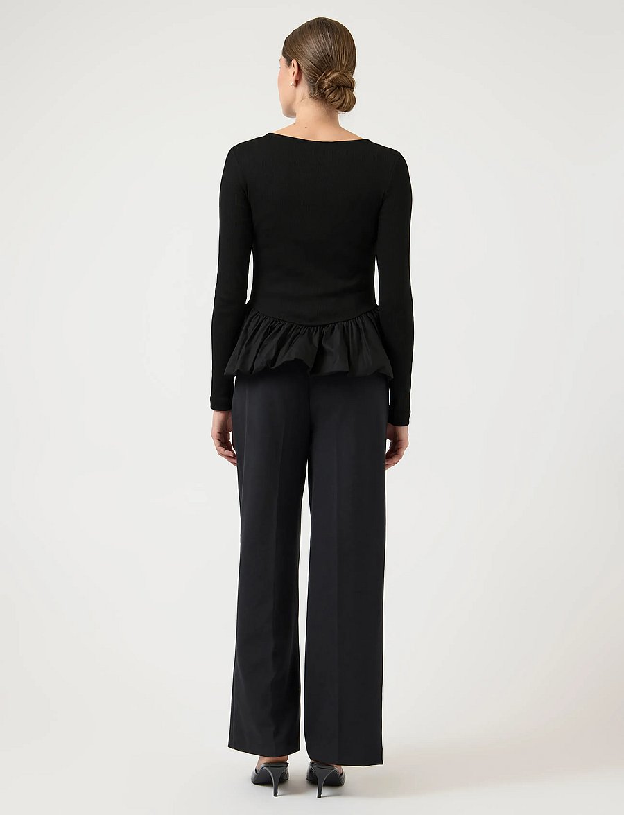 YAS - YASFERA LS TOP - EX - langärmlige tops - black - 3
