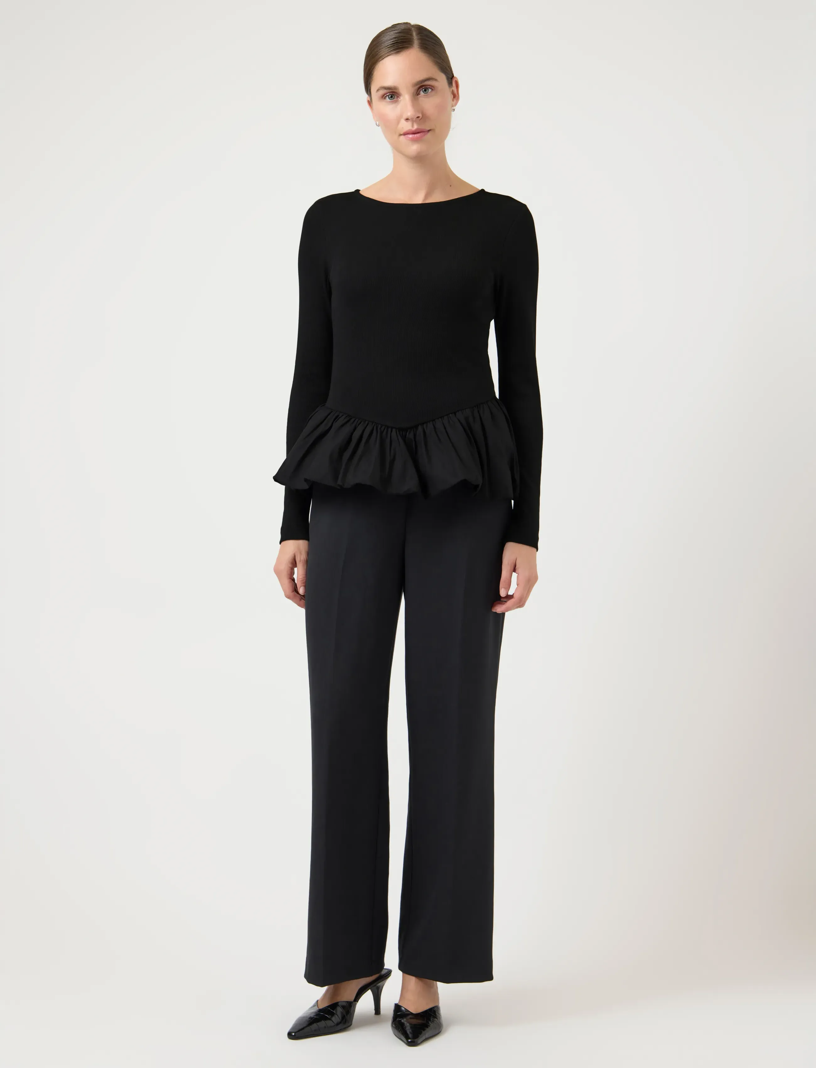 YAS - YASFERA LS TOP - EX - langärmlige tops - black - 4