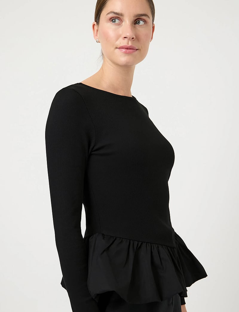 YAS - YASFERA LS TOP - EX - langærmede toppe - black - 5