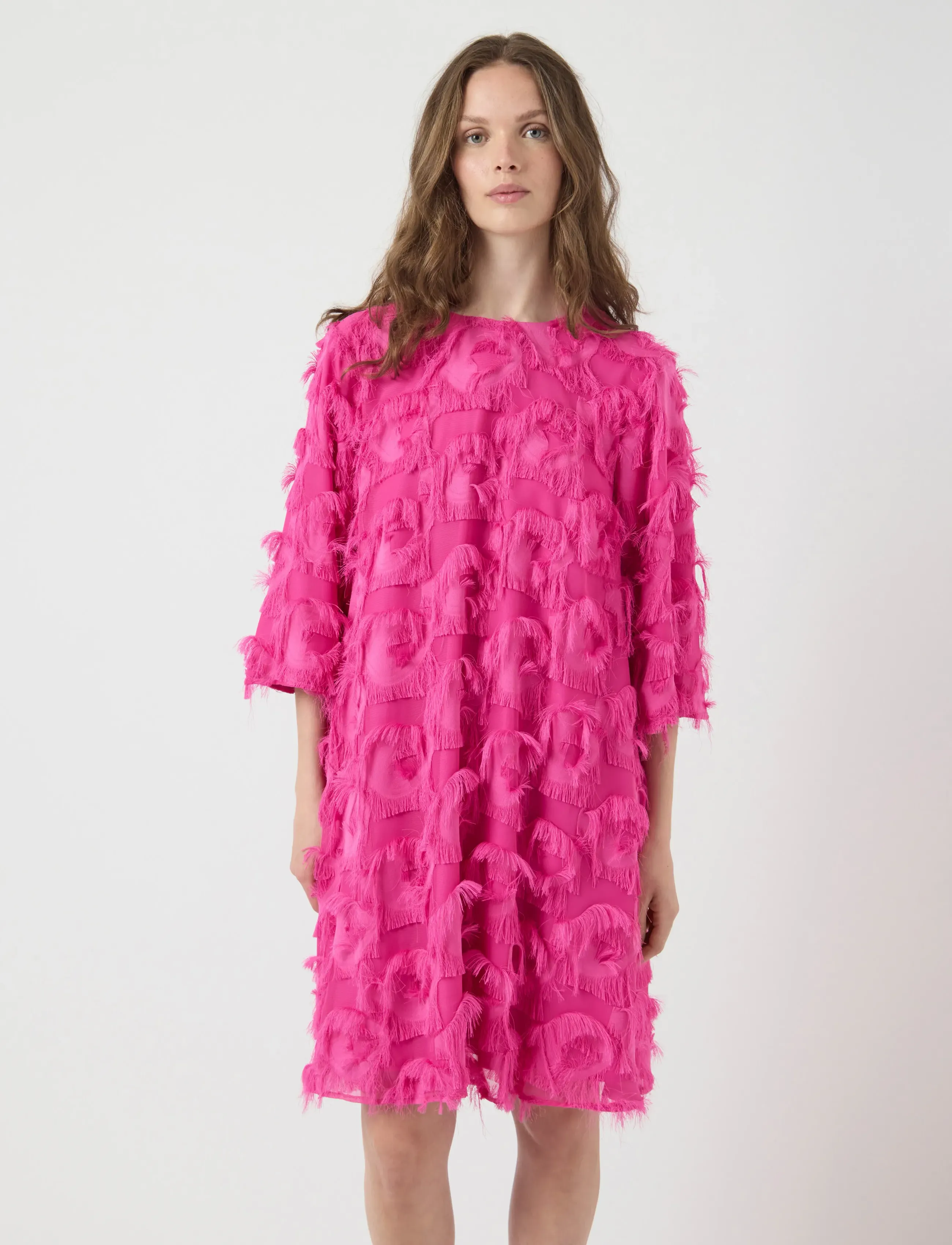 YAS Yasdio 3/4 Short Dress - D2D, 34, Pink, Kjoler > Kort Kjole, Dame