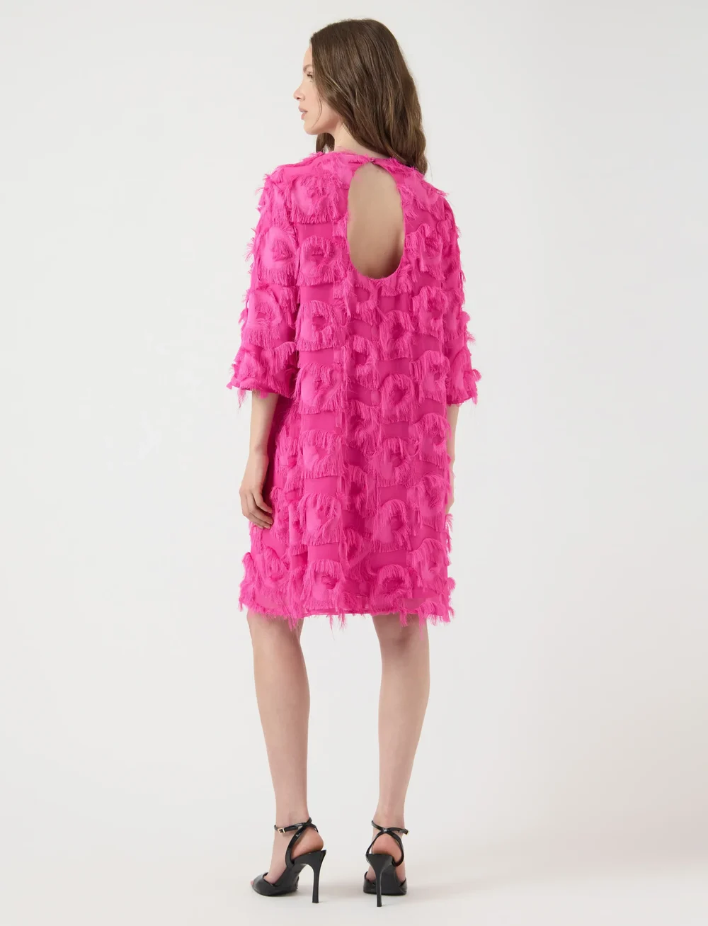 YAS - YASDIO 3/4 SHORT DRESS - D2D - pidulikud kleidid - rose violet - 3