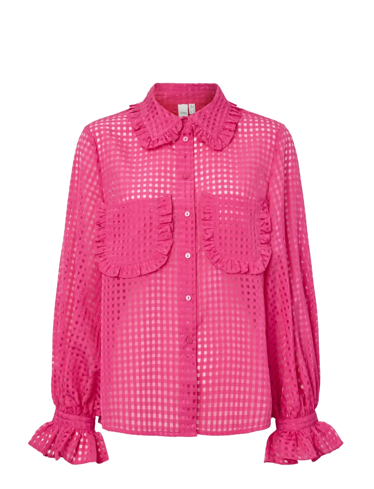 YAS YASFELINE LS SHIRT NEW S. - D2D - Tøj - ROSE VIOLET / pink/rose