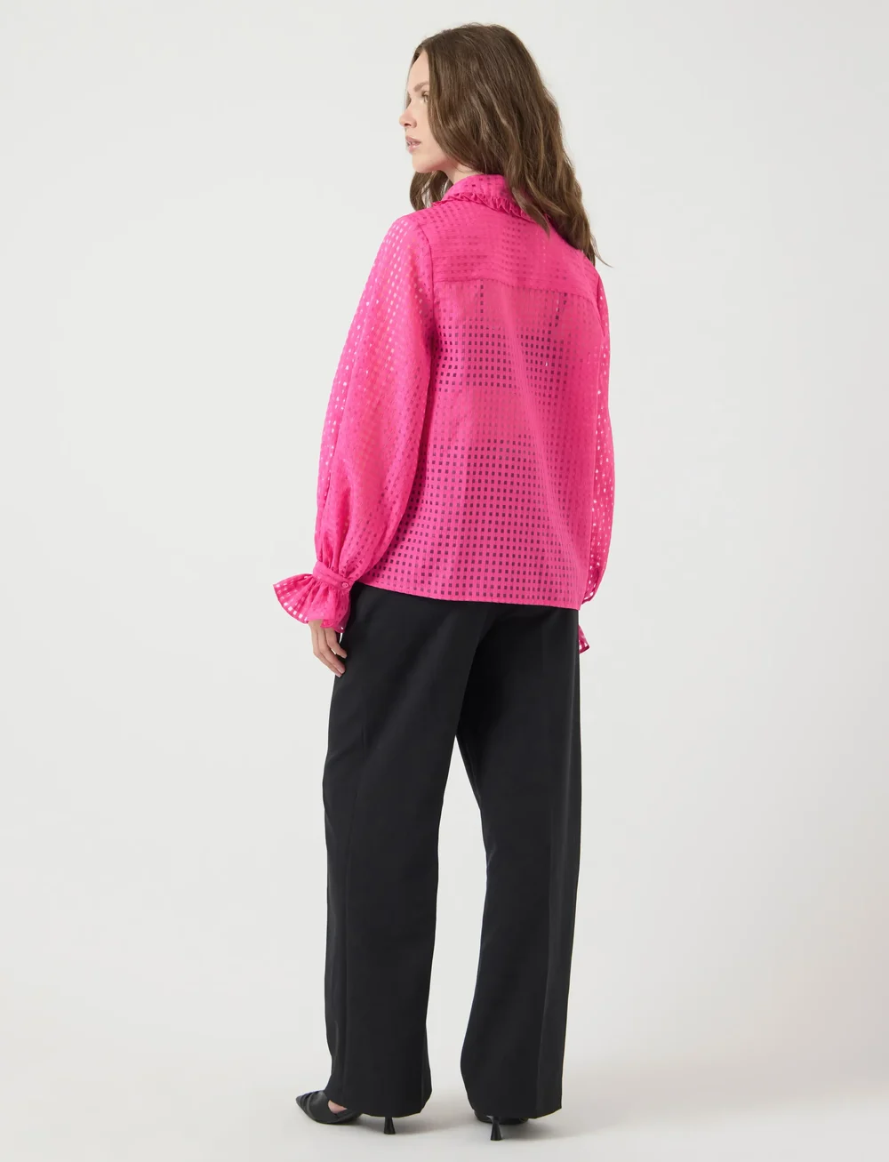 YAS - YASFELINE LS SHIRT NEW S. - D2D - langærmede skjorter - rose violet - 3