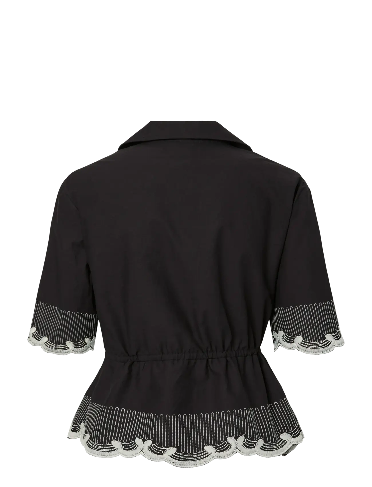 YAS - YASRAMI 2/4 TOP S. - lühikeste varrukatega pluusid - black - 1