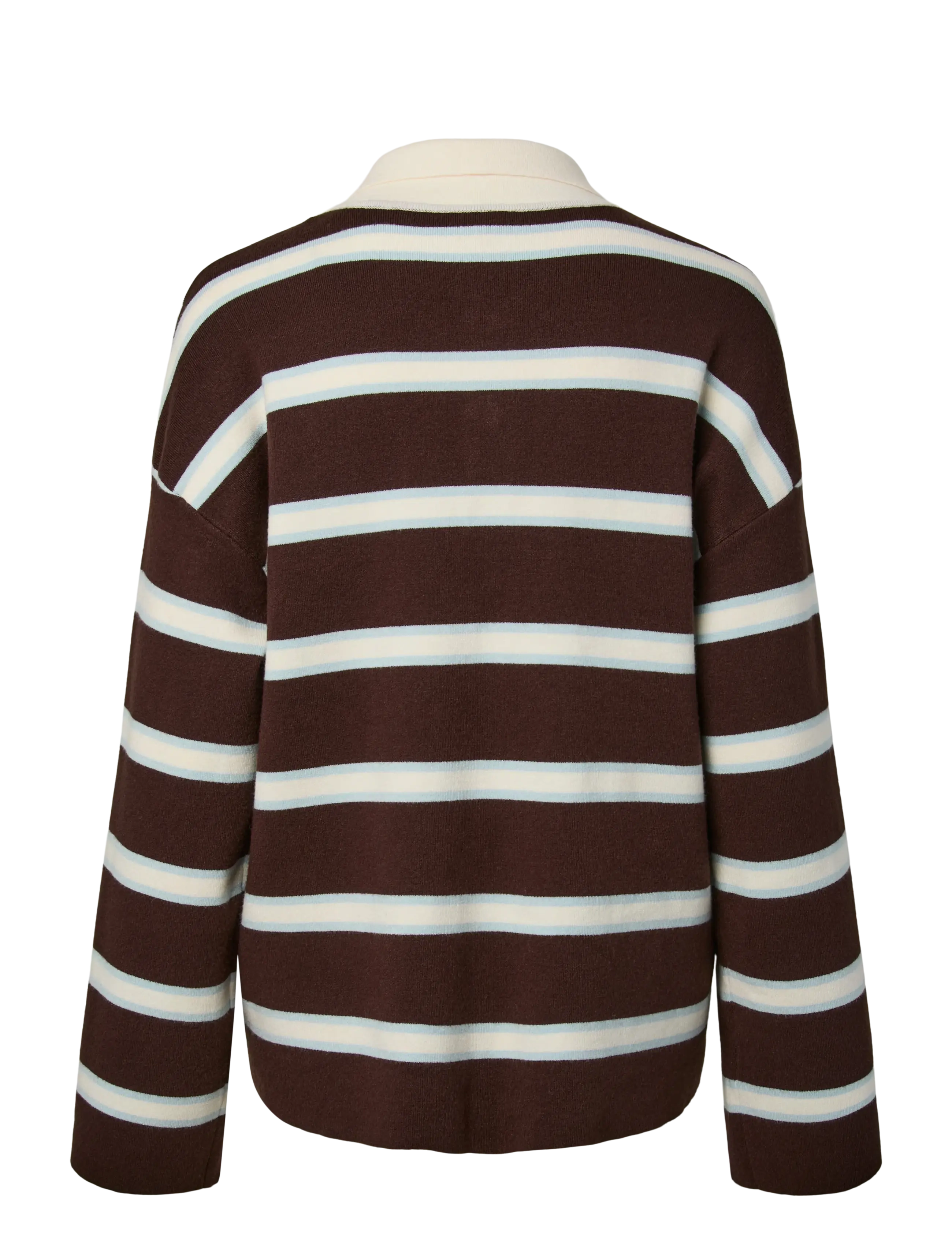 YAS - YASISABELL LS POLO KNIT PULLOVER S. NOOS - polo krekli - chocolate brown - 2