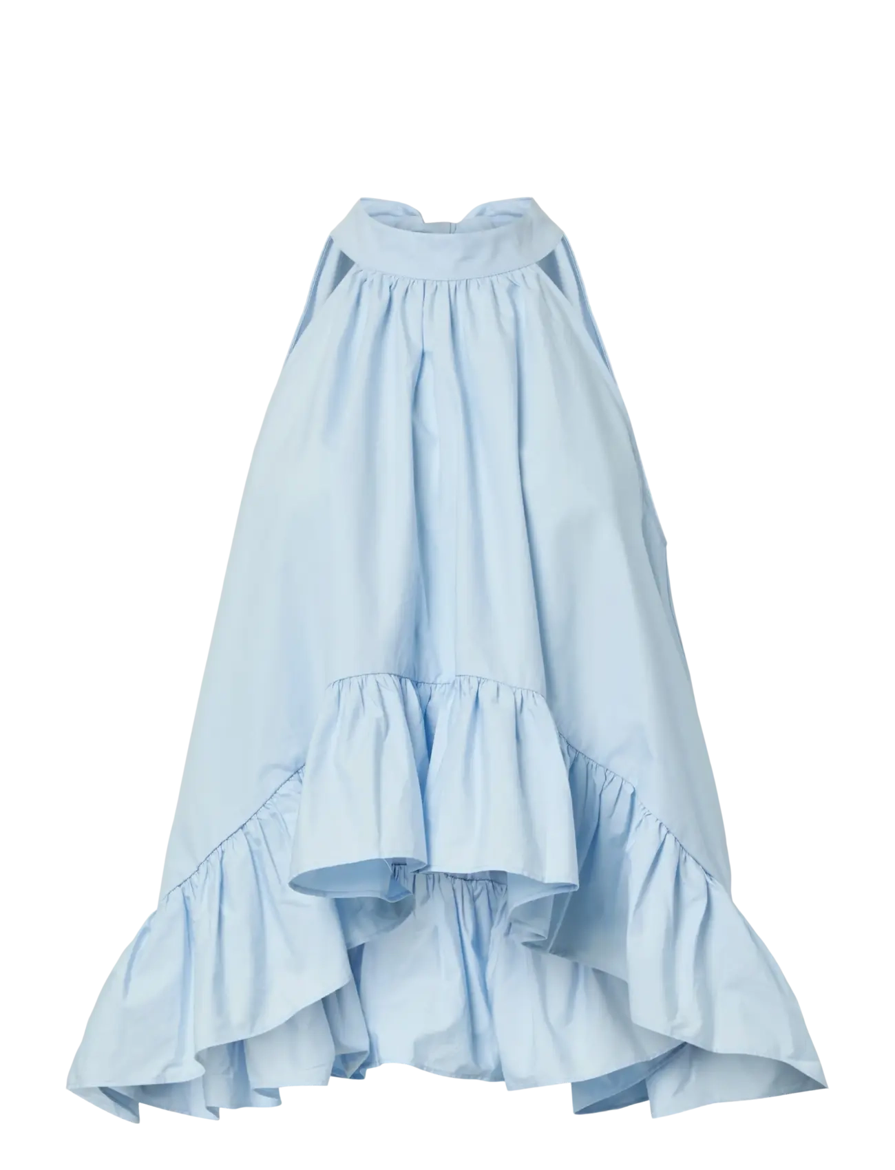 YAS Yasmanillo Halterneck Oberteil - Show Blau - 34 - Damen
