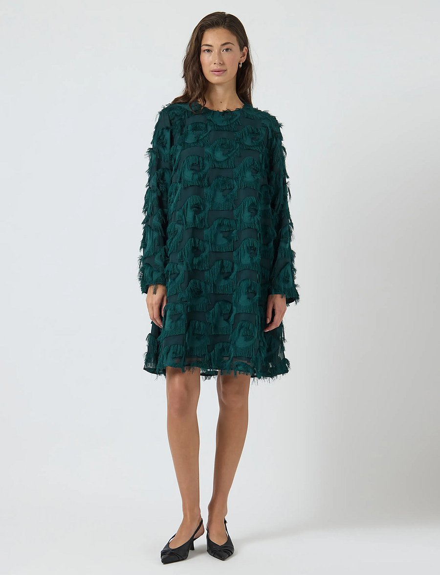 YAS - YASDIO LS DRESS - cocktailkjoler - ponderosa pine - 0