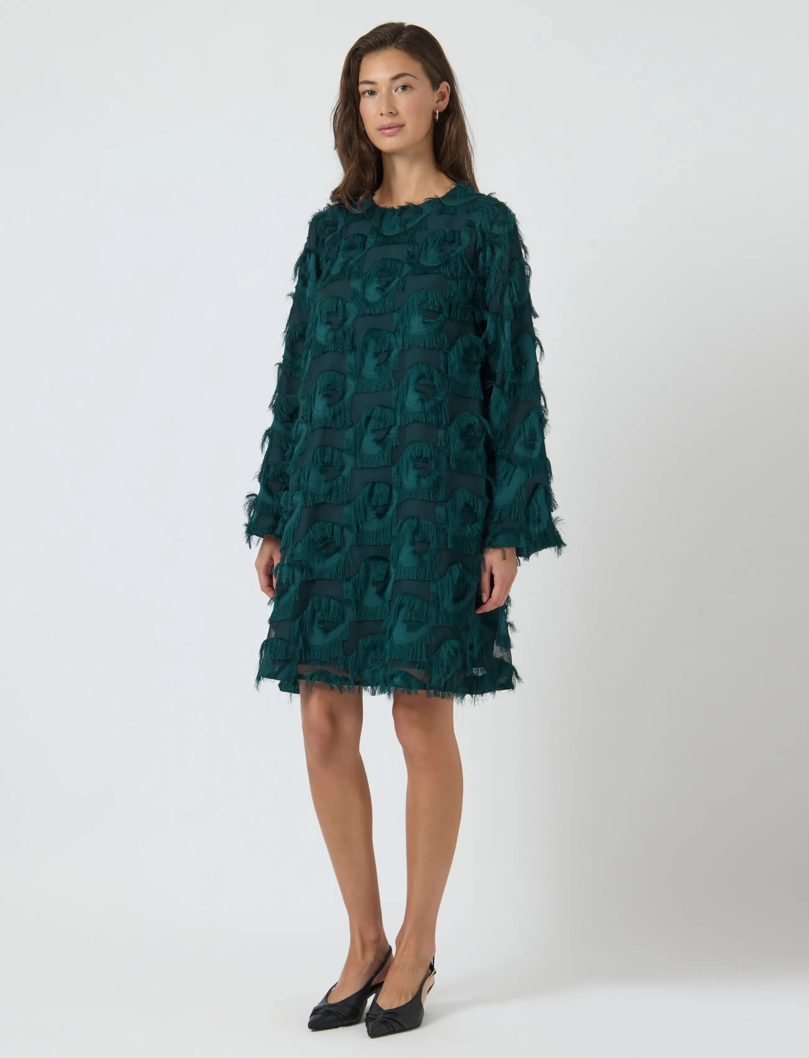 YAS - YASDIO LS DRESS - partykleider - ponderosa pine - 4