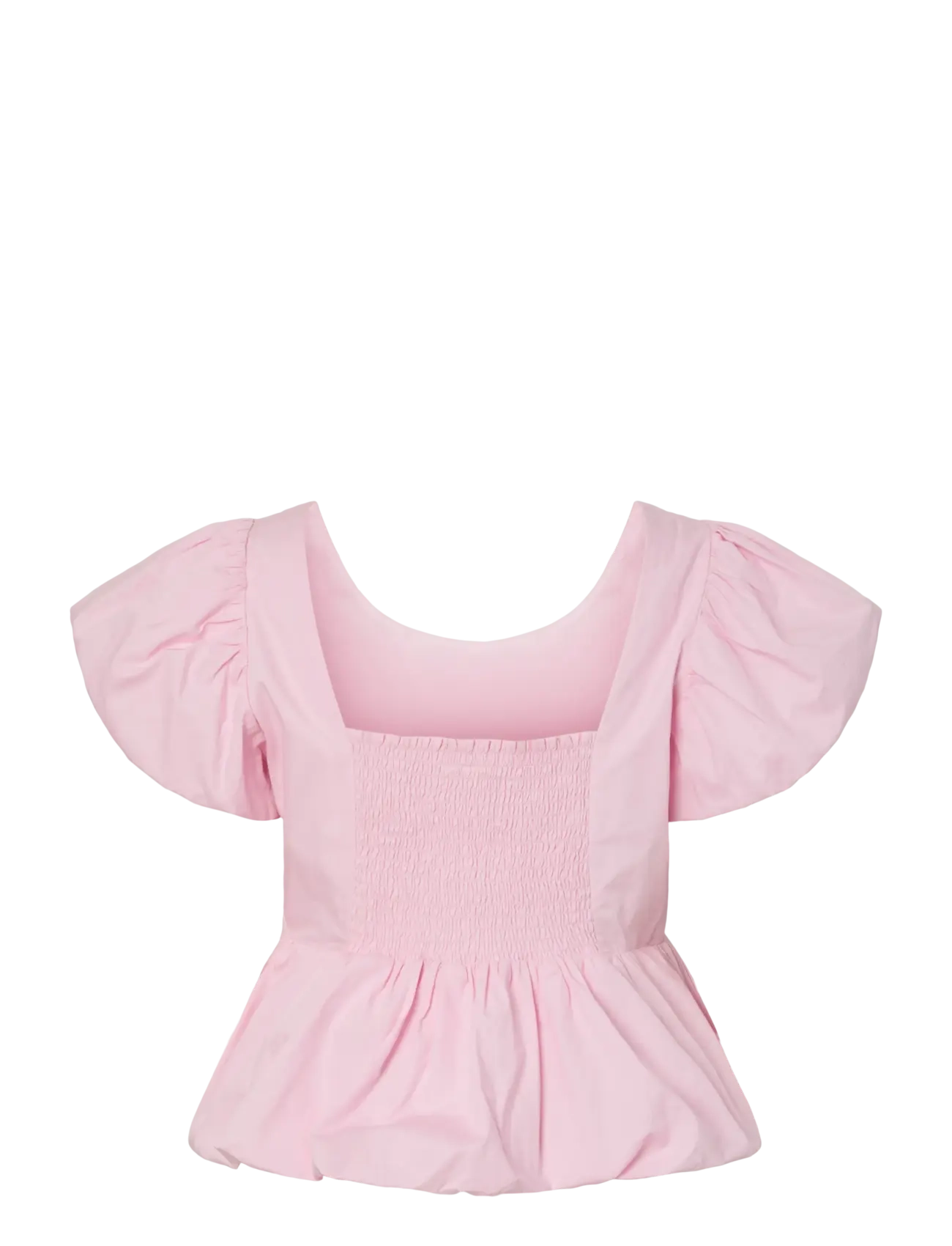 YAS - YASNILLE SS BUBBLE HEM TOP - stutterma blússur - pink lady - 2