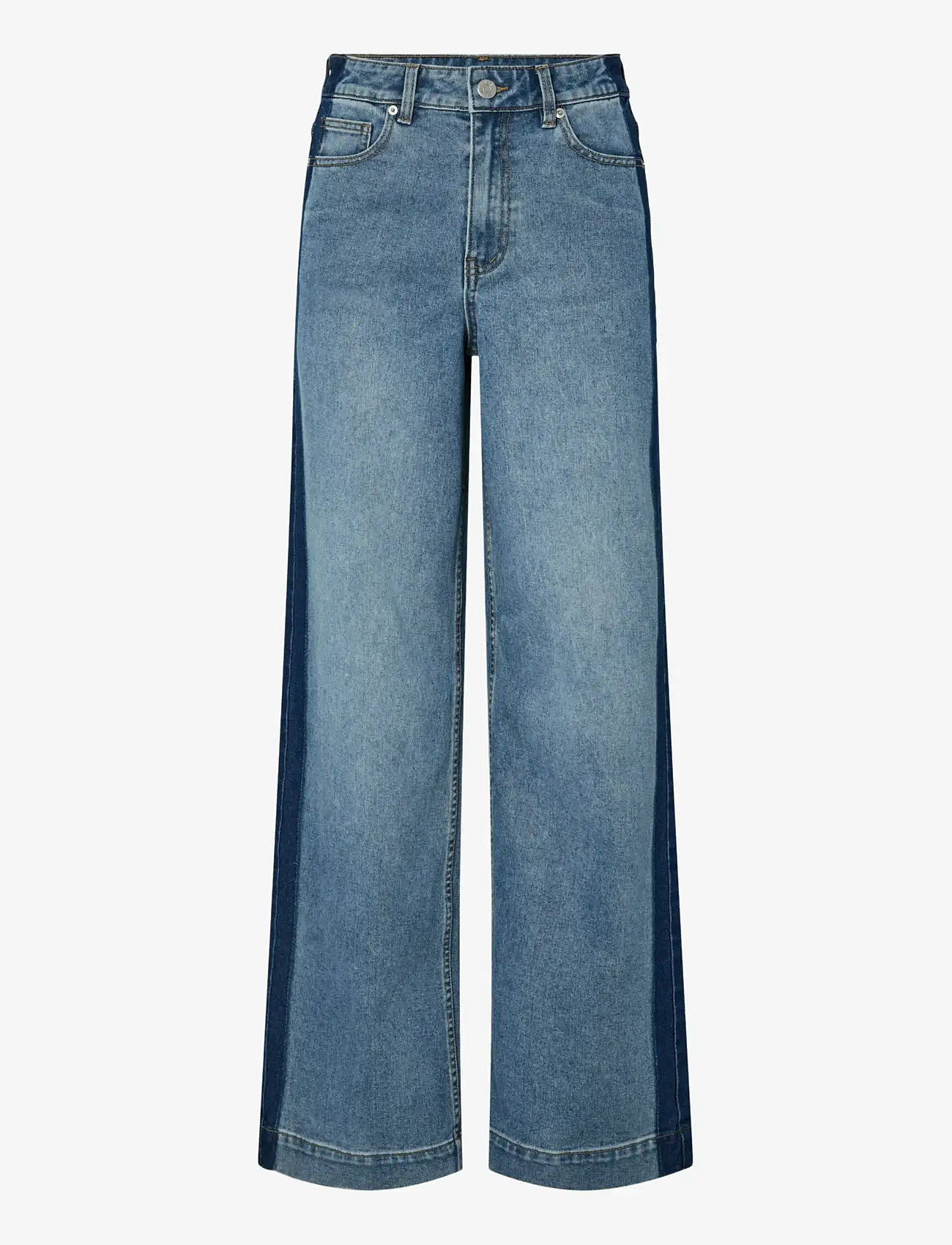 YAS - YASPAMELA HW JEANS - D2D - vida jeans - medium blue denim - 1