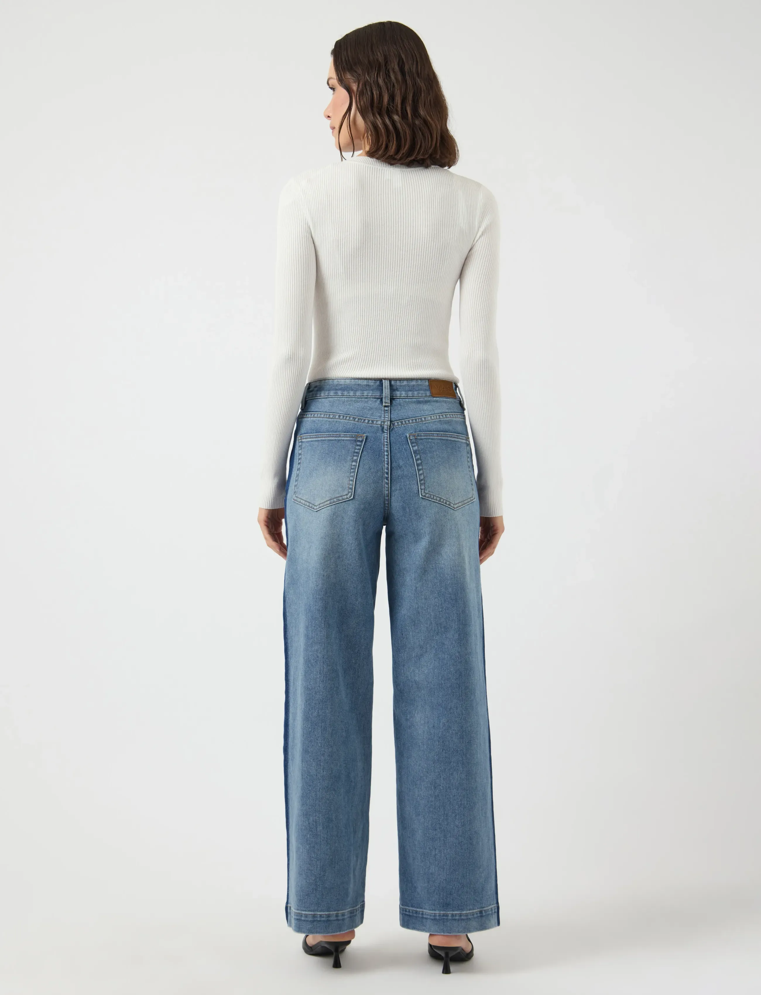 YAS - YASPAMELA HW JEANS - D2D - vida jeans - medium blue denim - 3