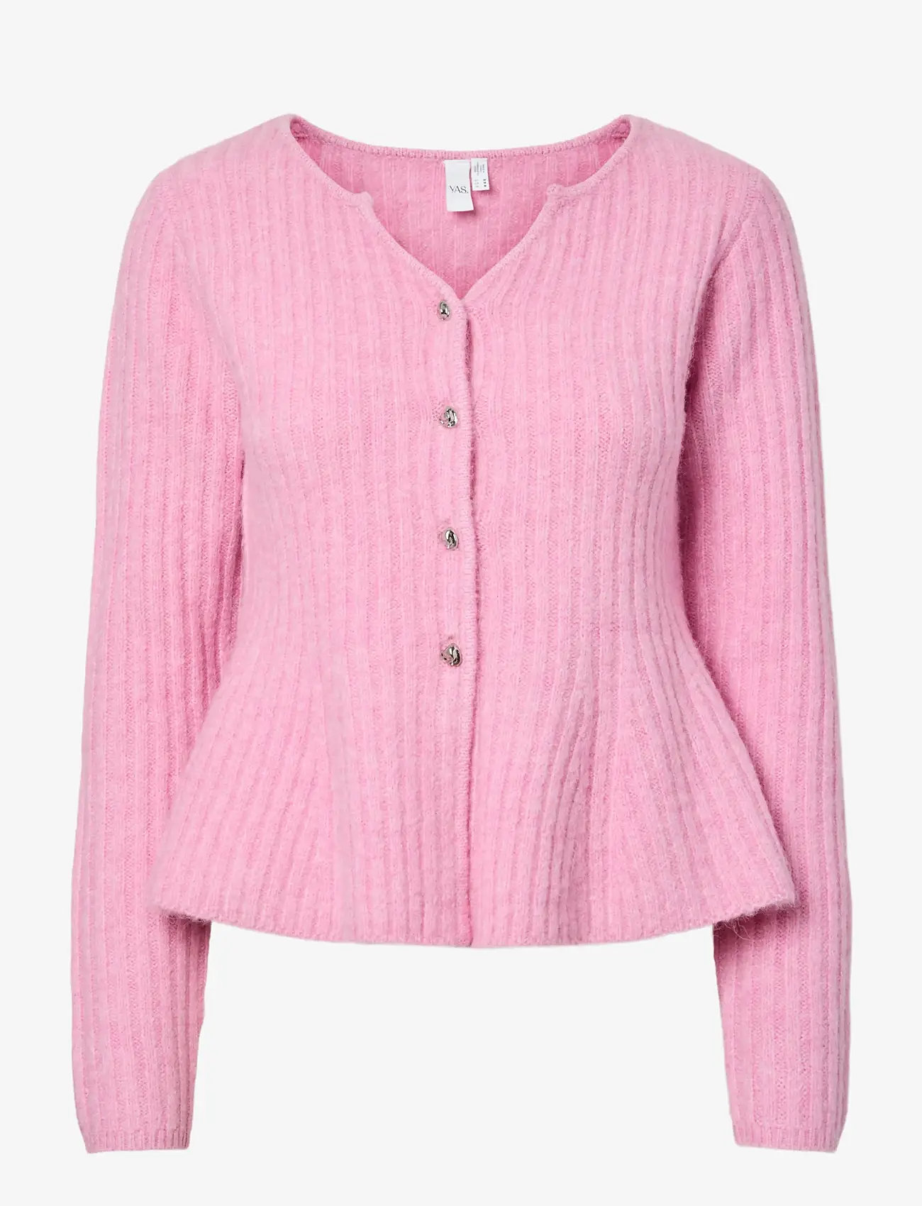 YAS - YASDOLLY LS KNIT CARDIGAN S. NOOS - koftor - moonlite mauve - 1
