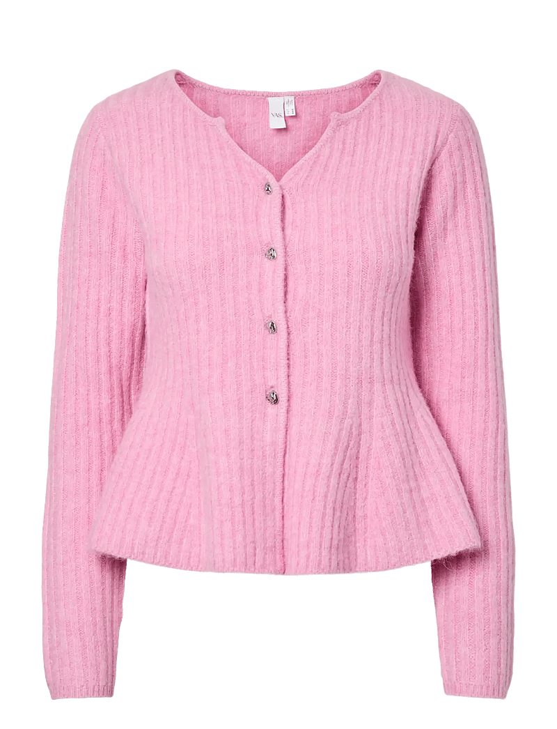 YAS - YASDOLLY LS KNIT CARDIGAN S. NOOS - koftor - moonlite mauve - 1