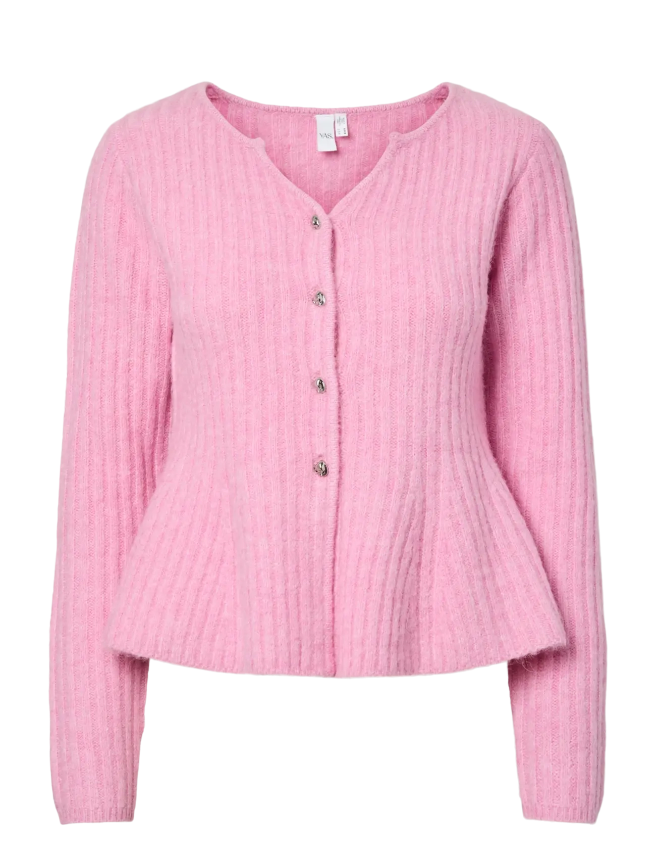 YAS YASDOLLY LS KNIT CARDIGAN S. NOOS - Cardigans - MOONLITE MAUVE / pink/rose